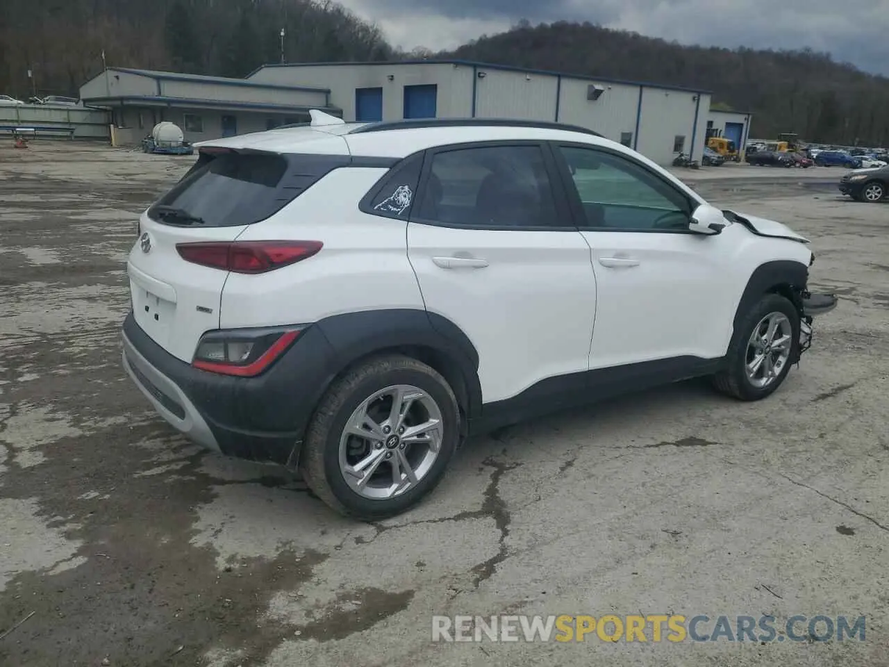 3 Photograph of a damaged car KM8K3CAB9NU860217 HYUNDAI KONA 2022