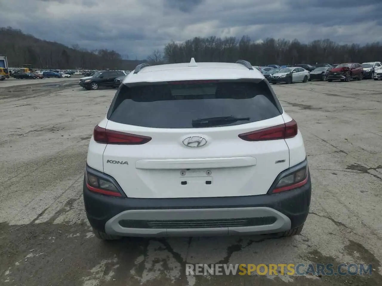 6 Photograph of a damaged car KM8K3CAB9NU860217 HYUNDAI KONA 2022