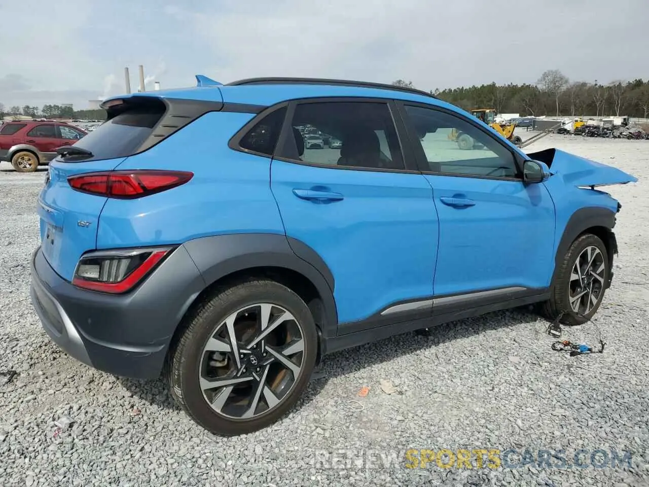 3 Photograph of a damaged car KM8K53A32NU794399 HYUNDAI KONA 2022