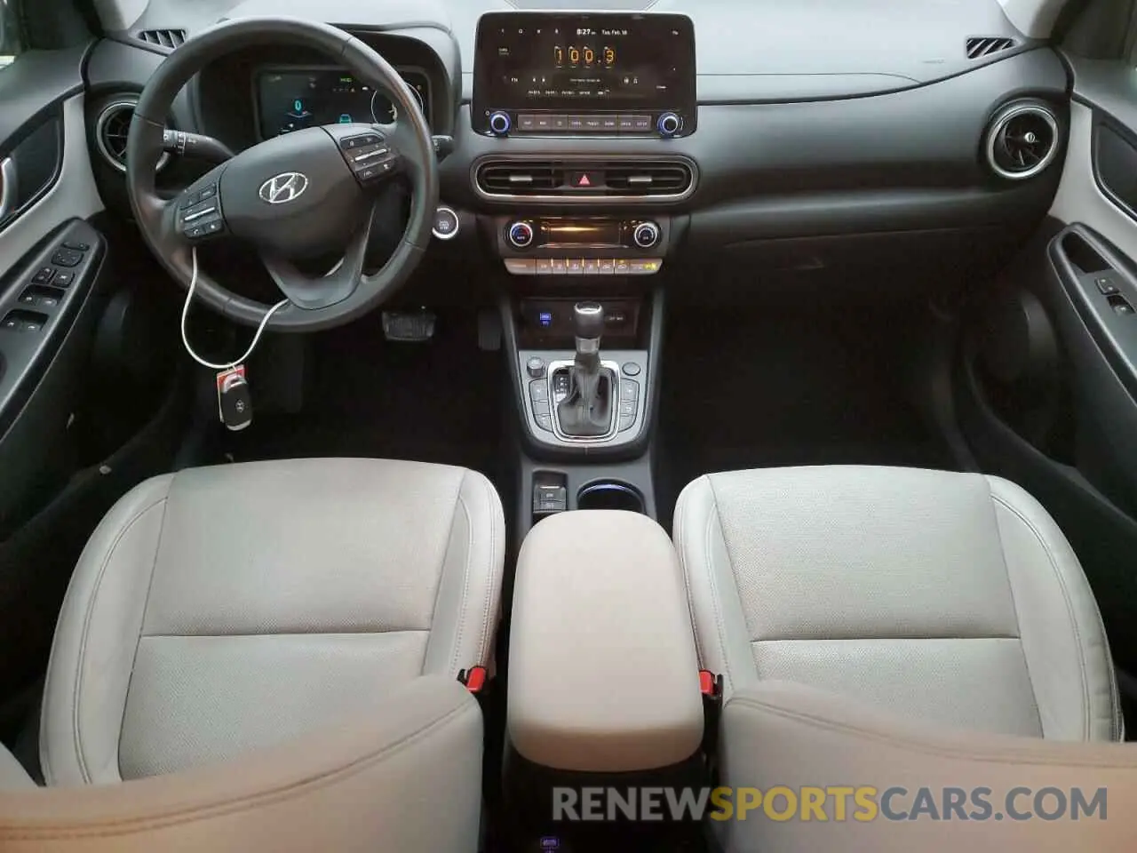 8 Фотография поврежденного автомобиля KM8K53A33NU843271 HYUNDAI KONA 2022