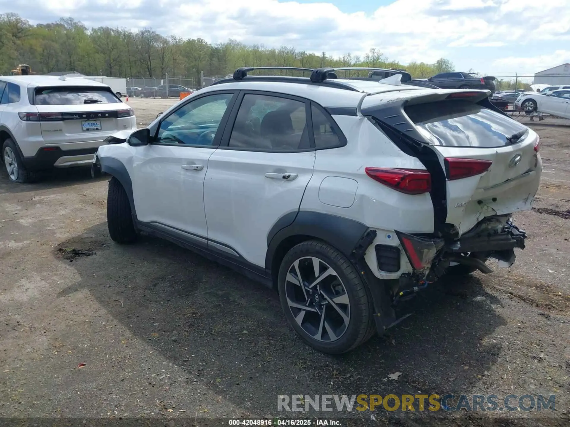 3 Photograph of a damaged car KM8K53A34NU804978 HYUNDAI KONA 2022