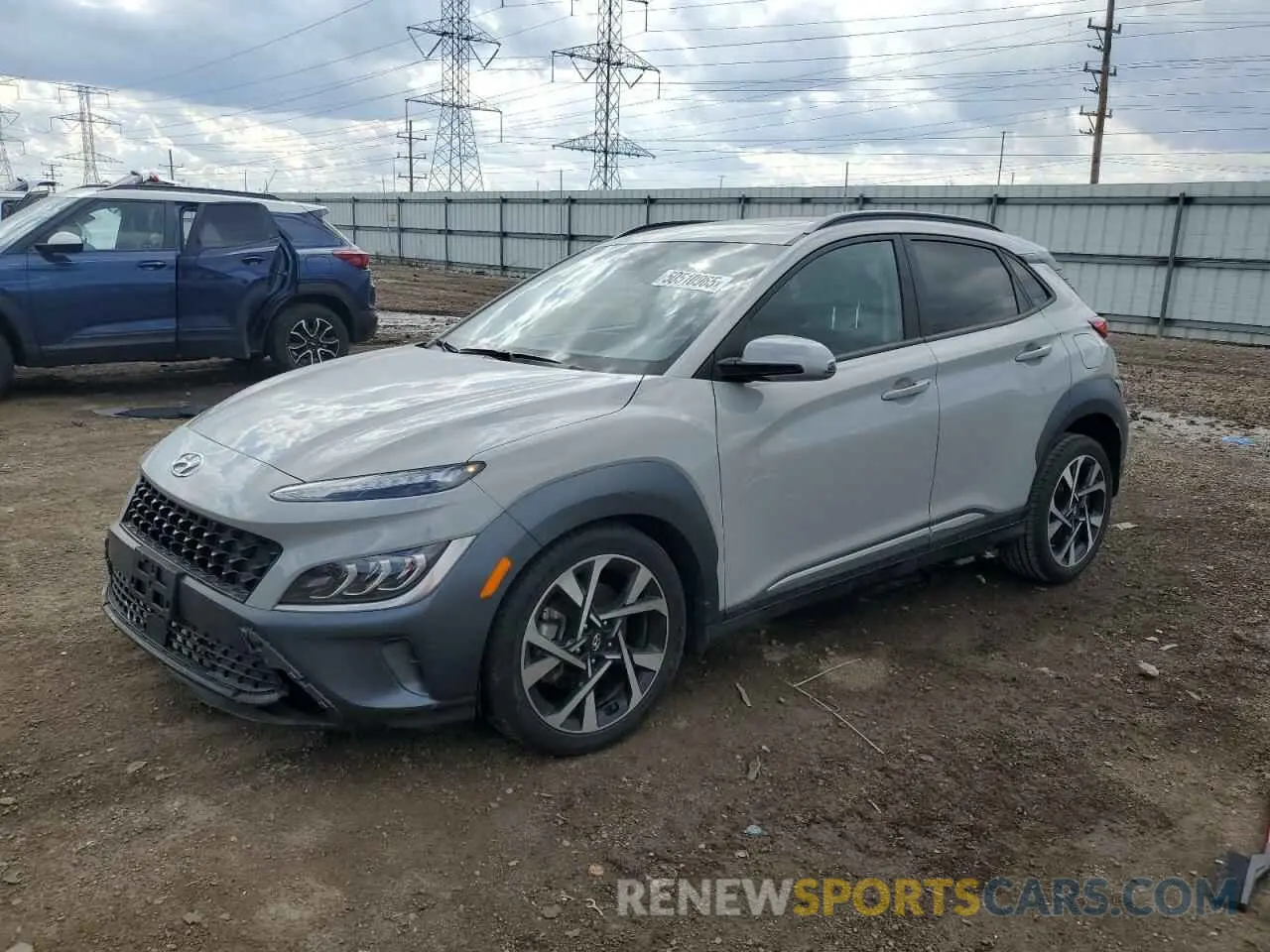 1 Фотография поврежденного автомобиля KM8K53A39NU868613 HYUNDAI KONA 2022
