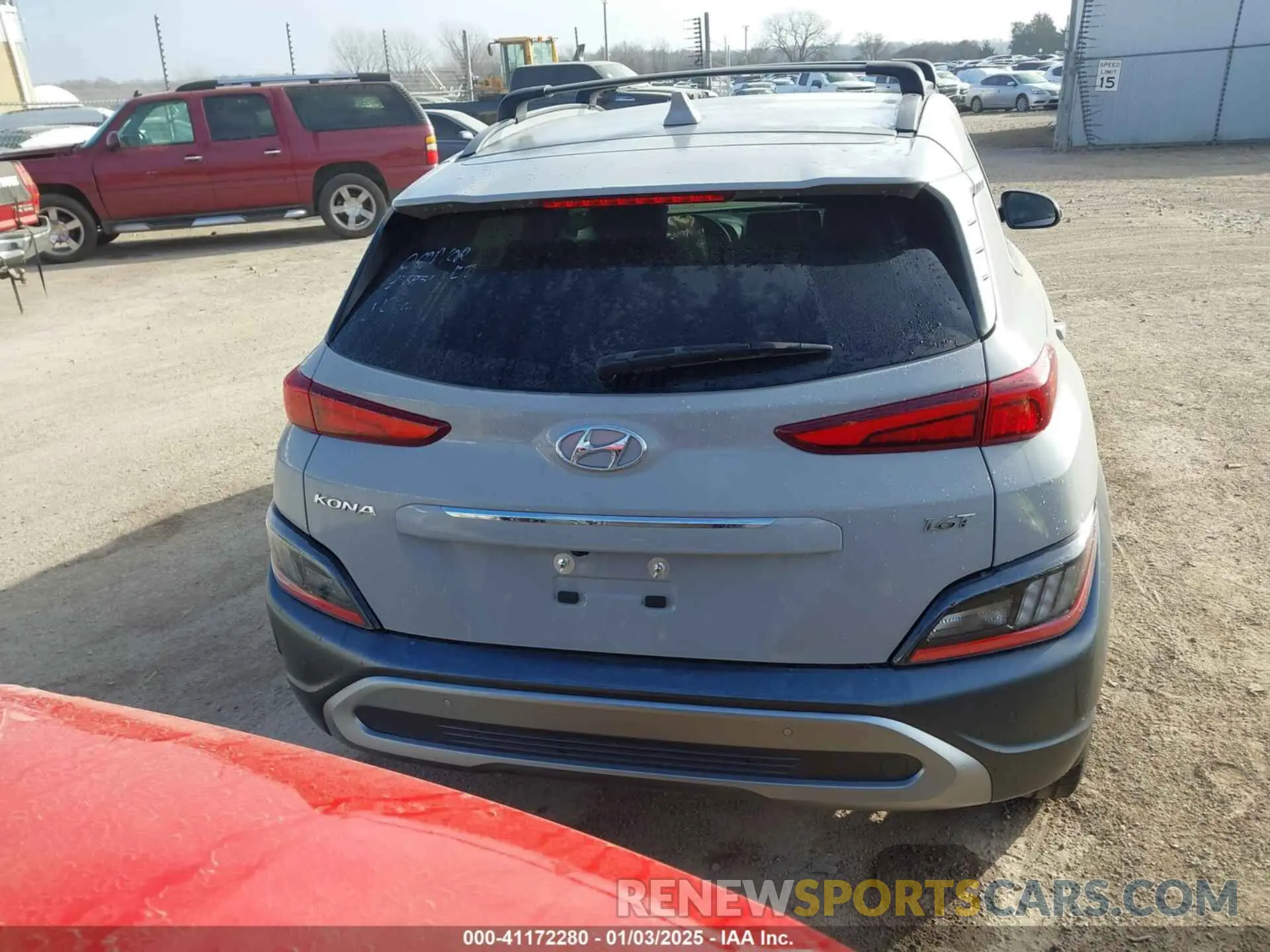 16 Photograph of a damaged car KM8K53A3XNU795476 HYUNDAI KONA 2022