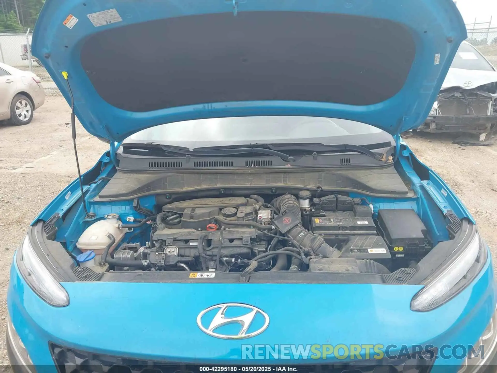 10 Photograph of a damaged car KM8K53A3XNU853067 HYUNDAI KONA 2022