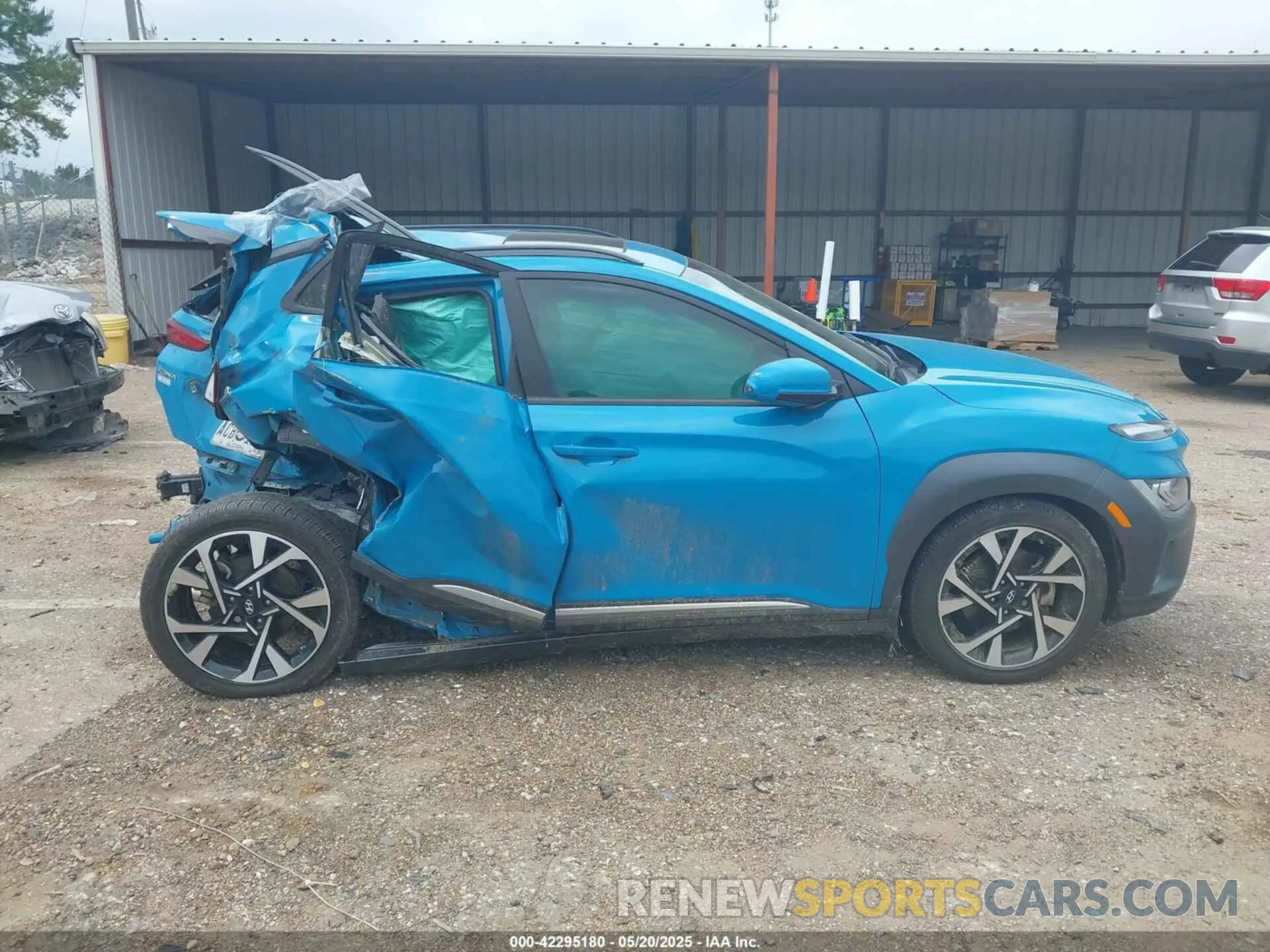 14 Photograph of a damaged car KM8K53A3XNU853067 HYUNDAI KONA 2022