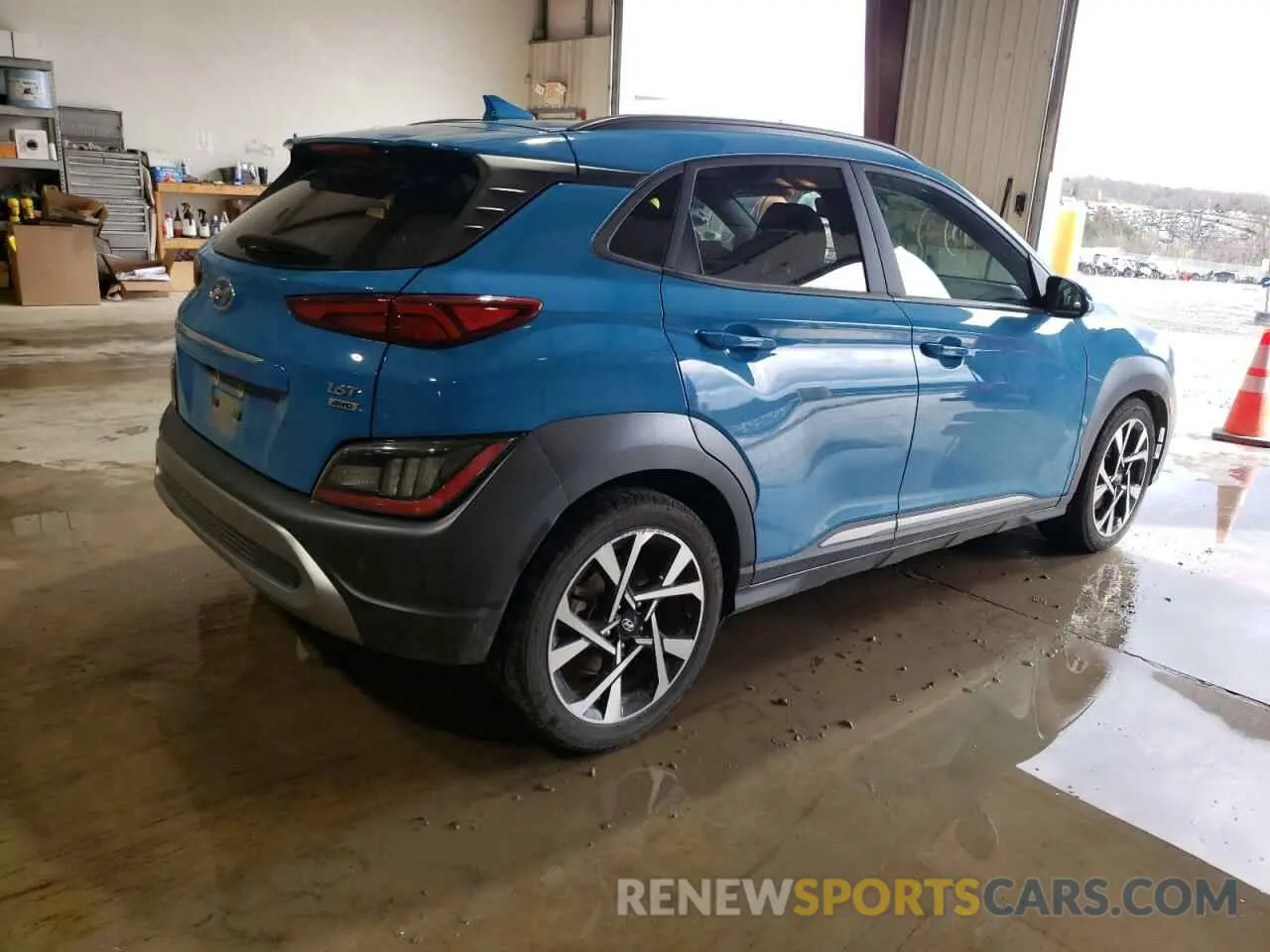 3 Photograph of a damaged car KM8K5CA30NU902261 HYUNDAI KONA 2022