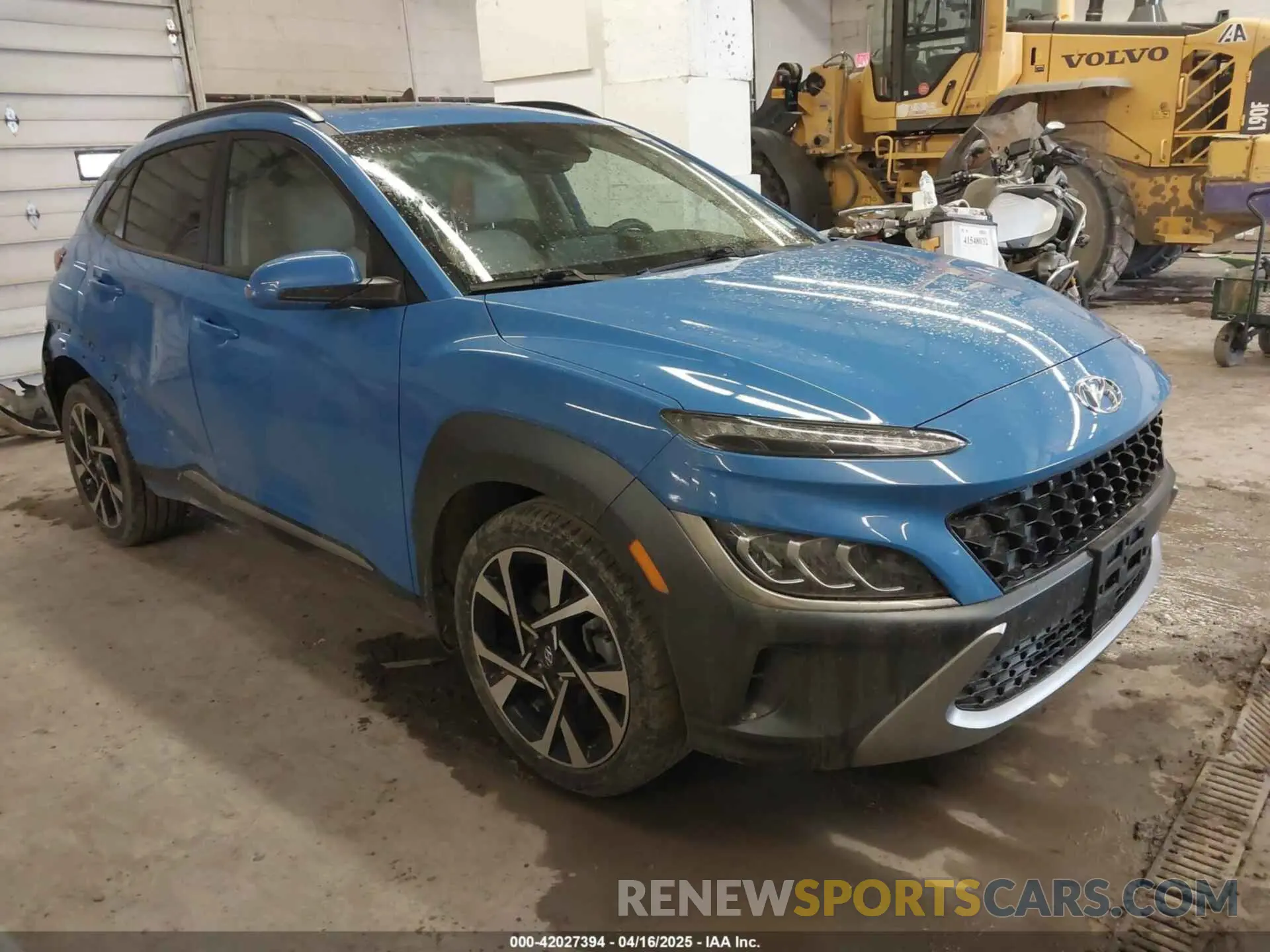 1 Photograph of a damaged car KM8K5CA31NU878259 HYUNDAI KONA 2022