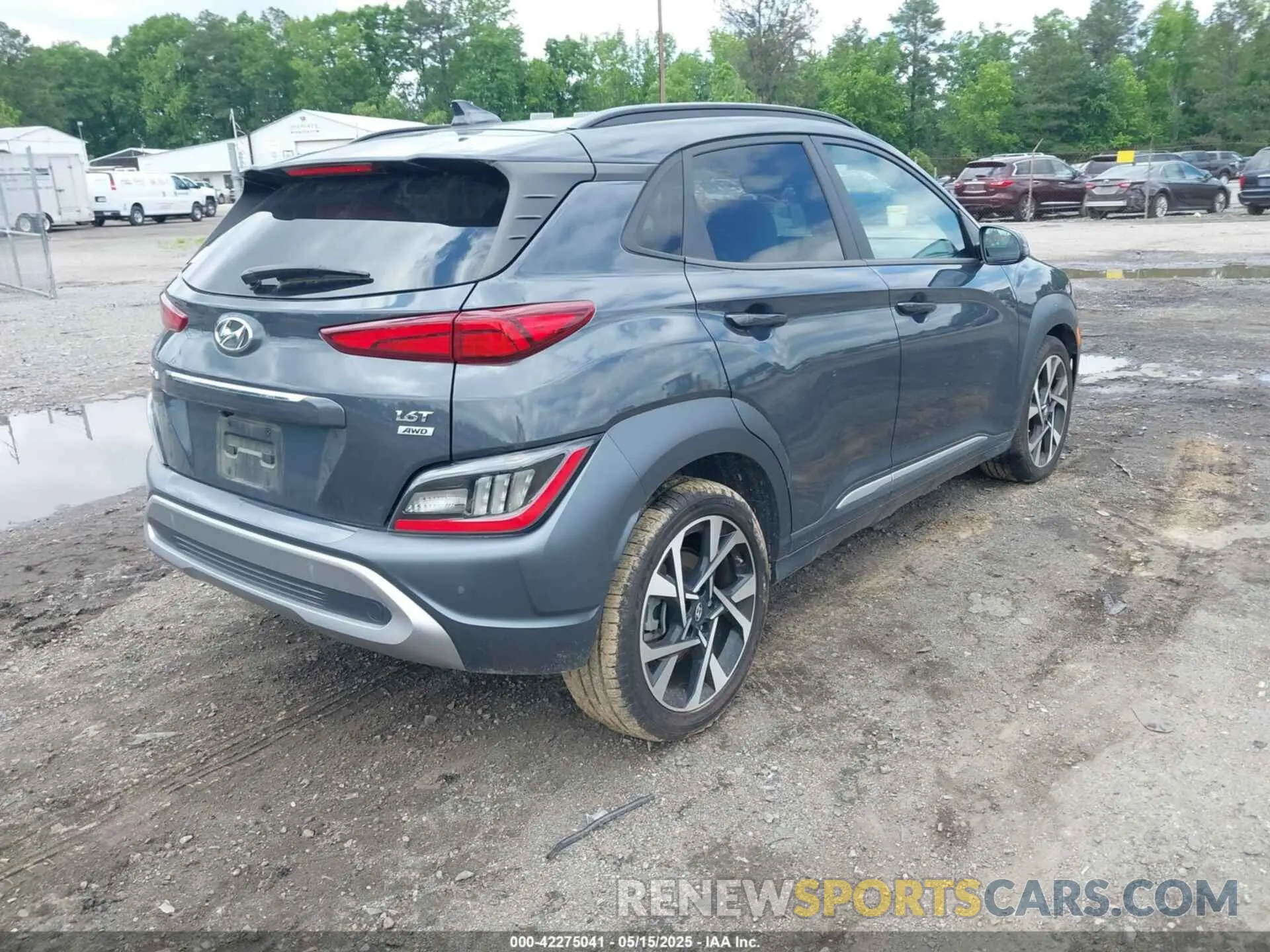 4 Фотография поврежденного автомобиля KM8K5CA33NU926120 HYUNDAI KONA 2022