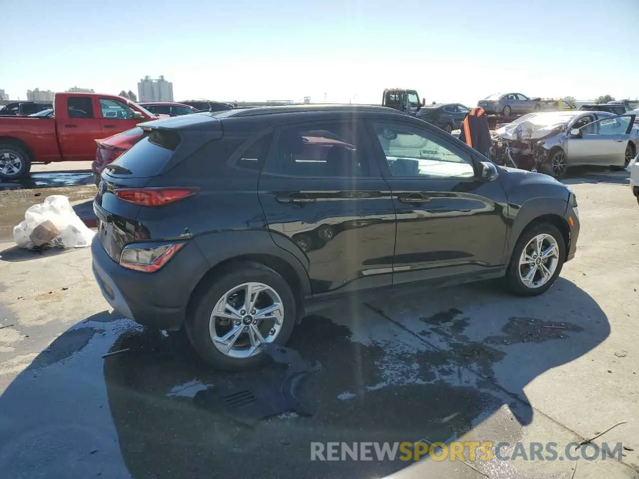 3 Photograph of a damaged car KM8K62AB0NU912402 HYUNDAI KONA 2022
