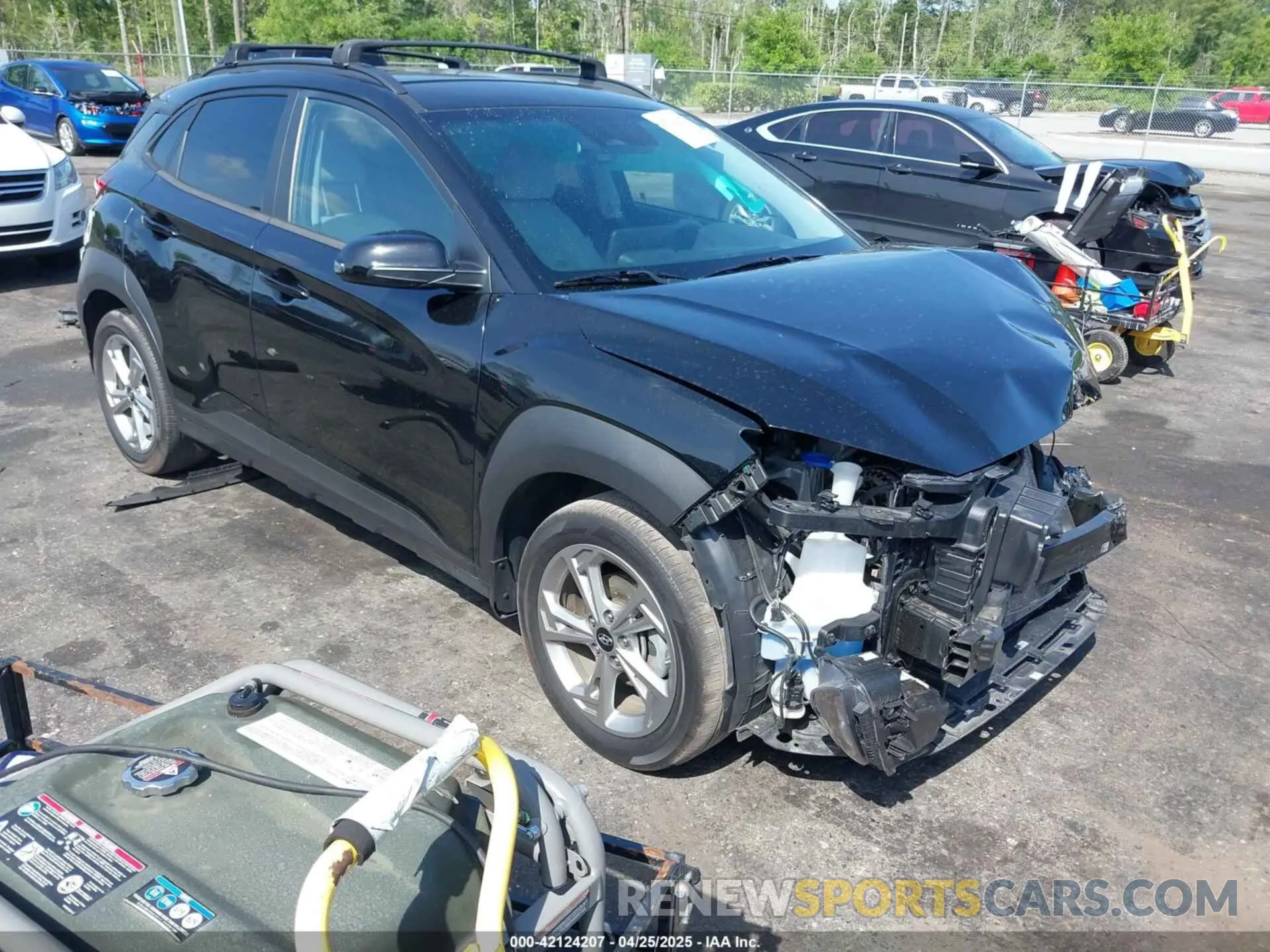 1 Photograph of a damaged car KM8K62AB1NU818769 HYUNDAI KONA 2022