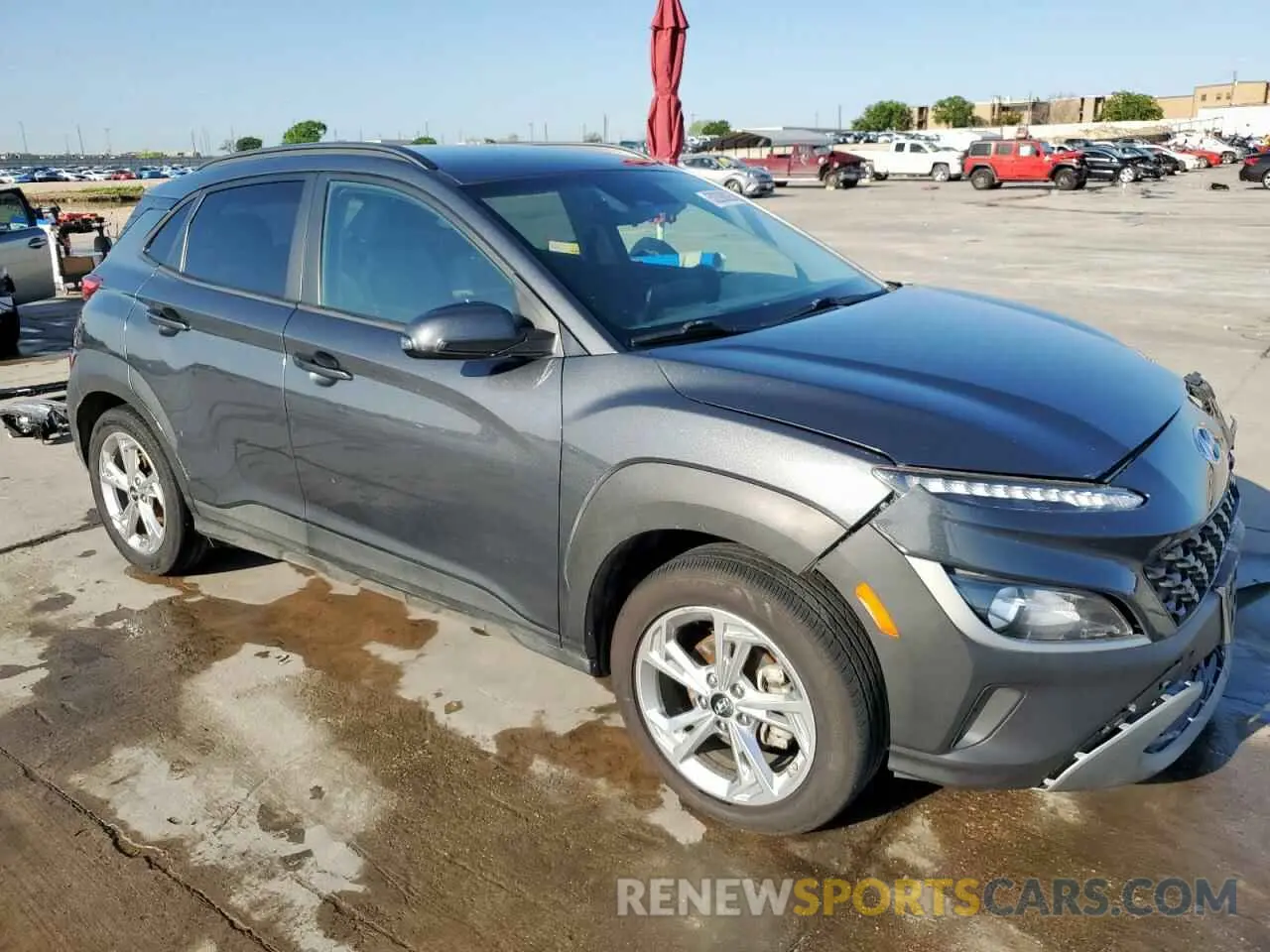 4 Photograph of a damaged car KM8K62AB2NU777603 HYUNDAI KONA 2022