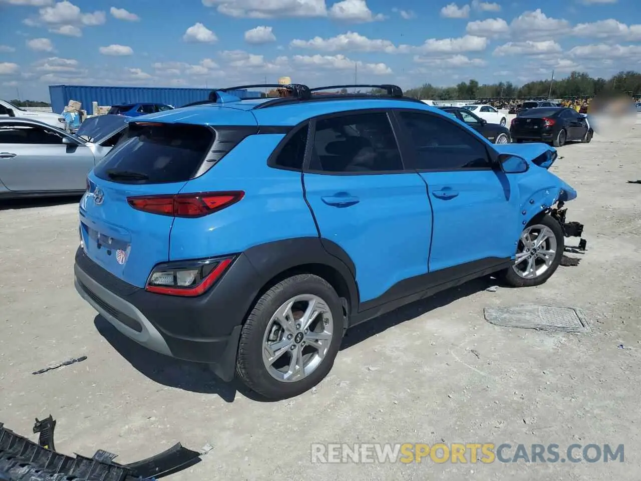 3 Photograph of a damaged car KM8K62AB4NU855248 HYUNDAI KONA 2022
