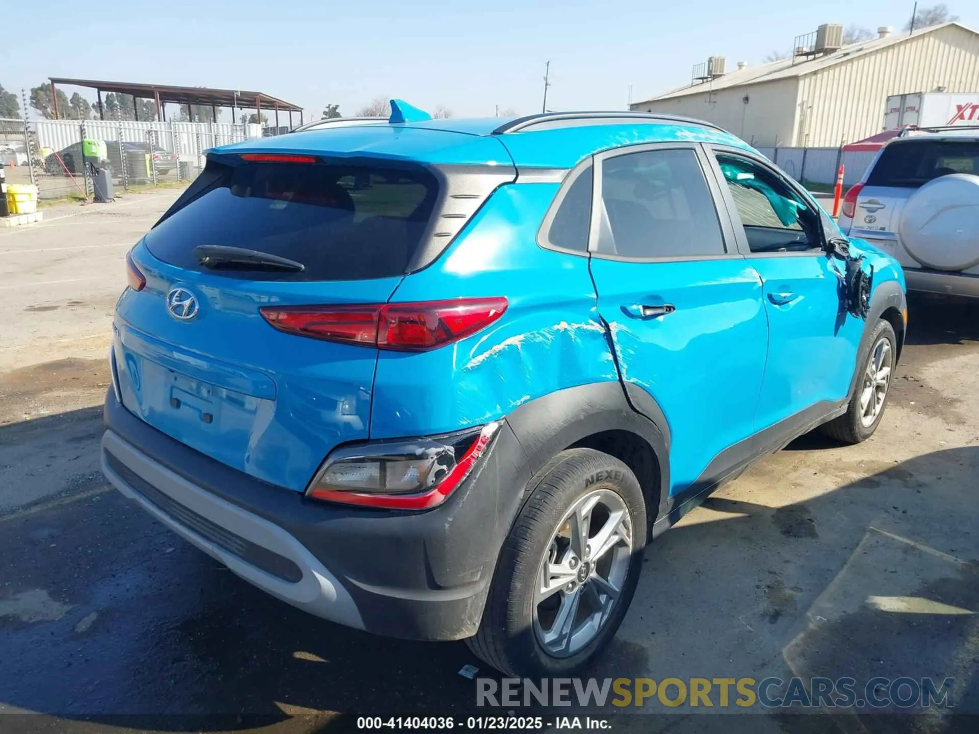 4 Фотография поврежденного автомобиля KM8K62AB5NU766336 HYUNDAI KONA 2022