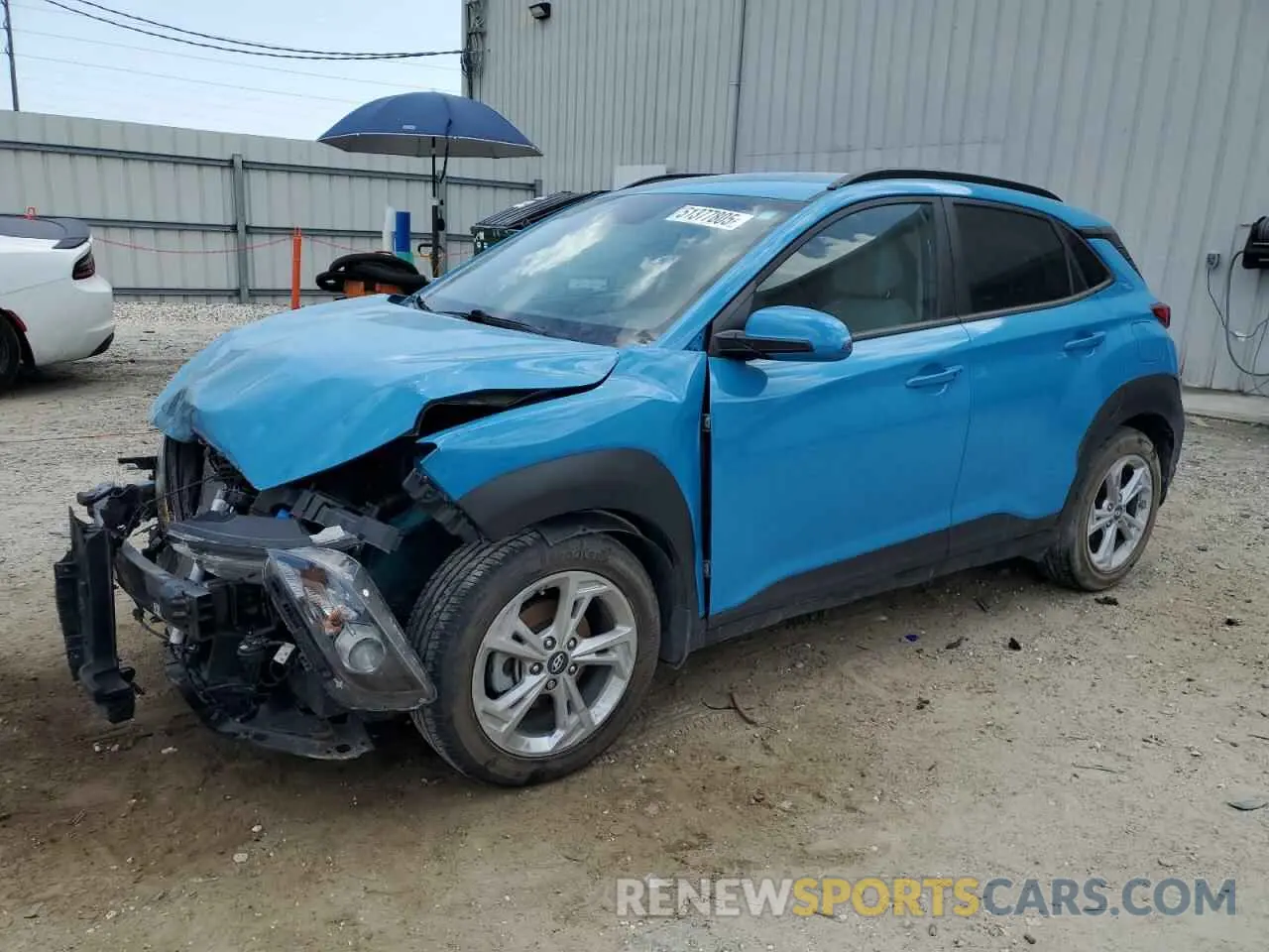 1 Фотография поврежденного автомобиля KM8K62AB7NU811907 HYUNDAI KONA 2022