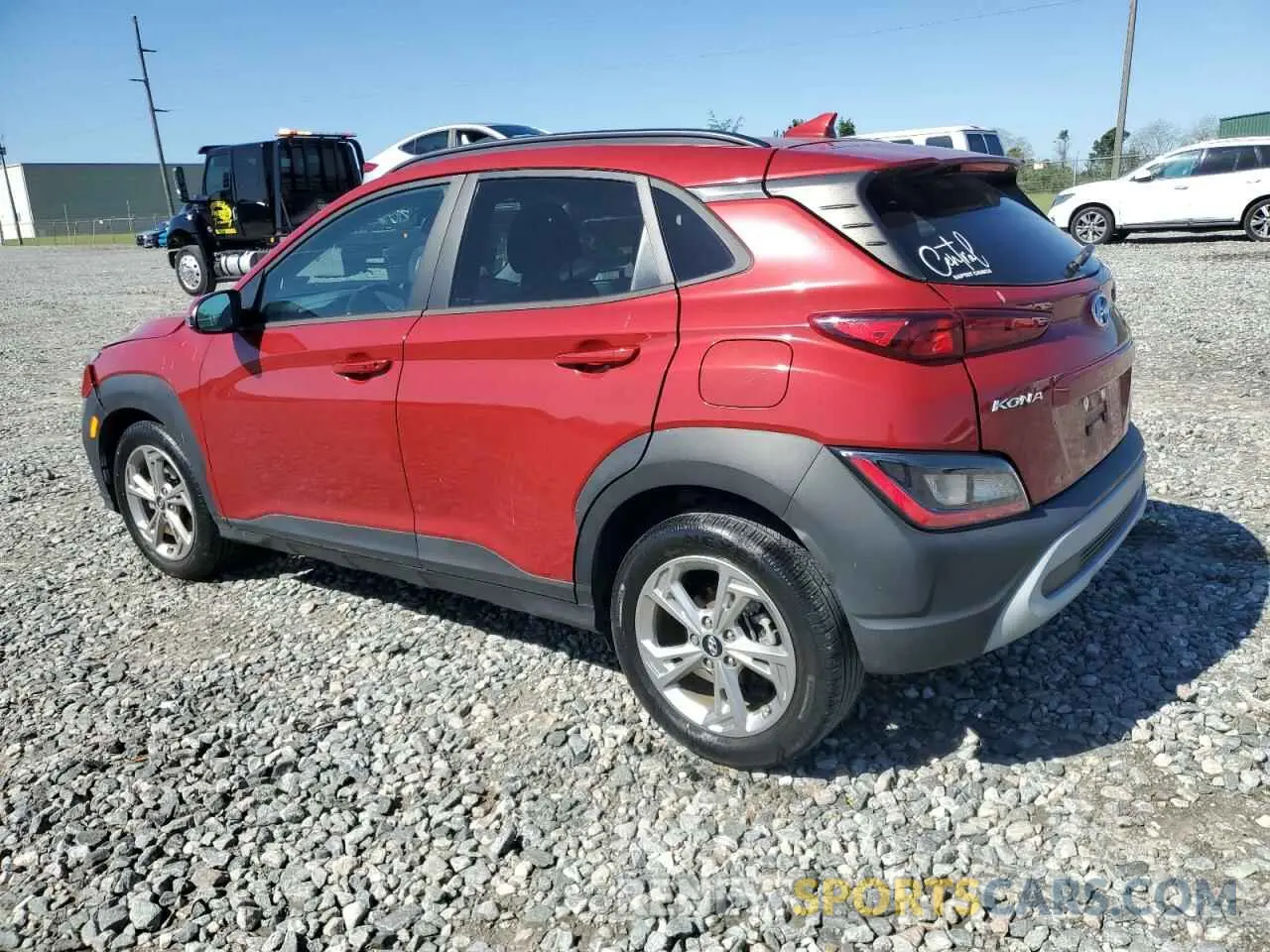 2 Photograph of a damaged car KM8K62AB7NU833356 HYUNDAI KONA 2022