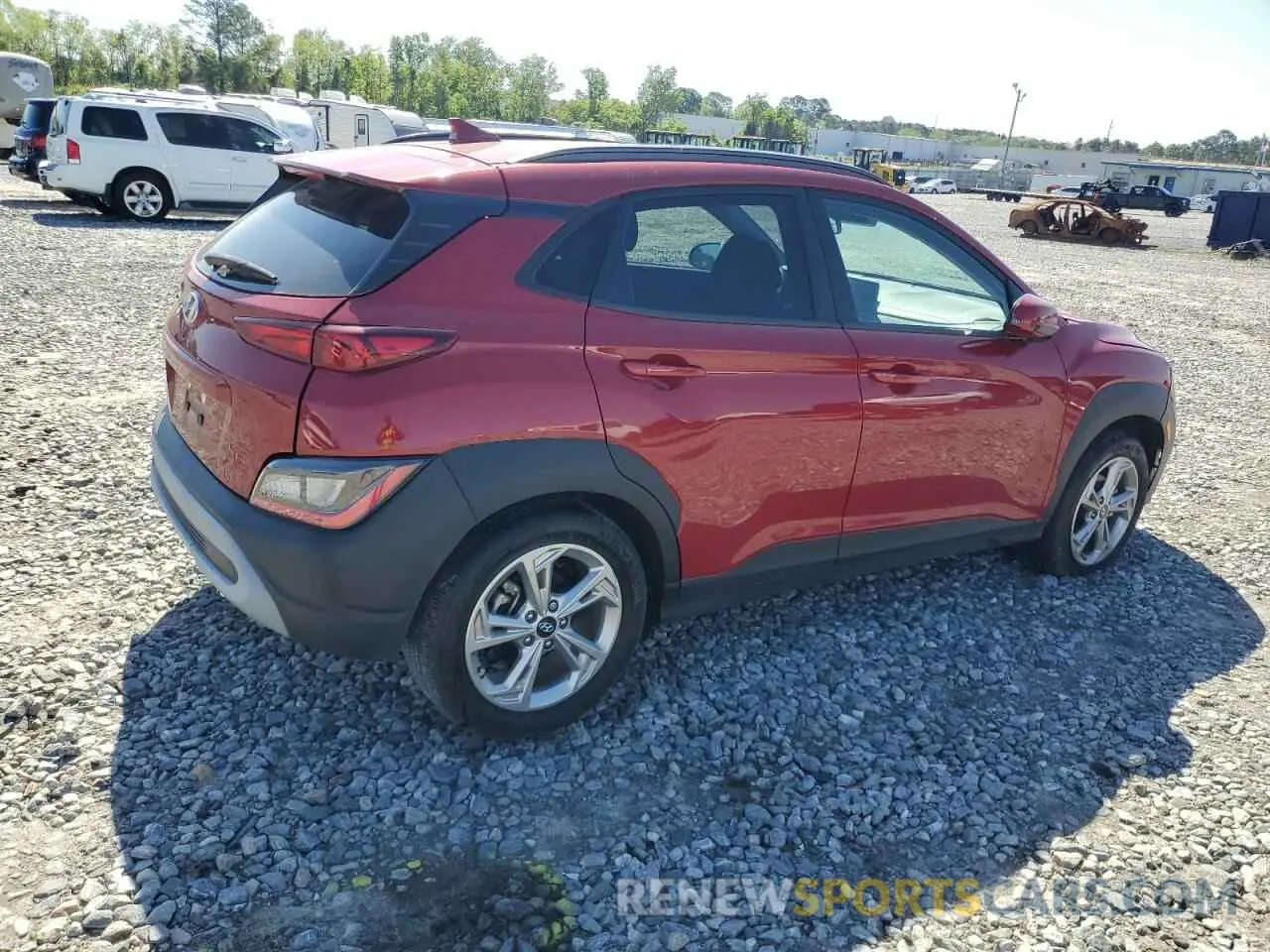 3 Photograph of a damaged car KM8K62AB7NU833356 HYUNDAI KONA 2022