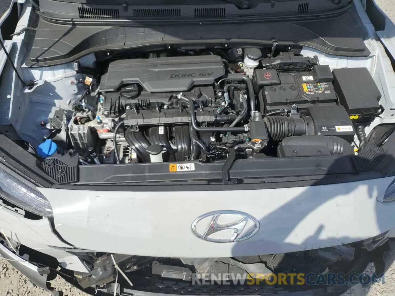 11 Photograph of a damaged car KM8K62AB7NU848679 HYUNDAI KONA 2022
