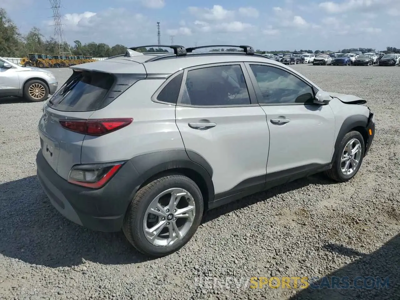 3 Photograph of a damaged car KM8K62AB7NU848679 HYUNDAI KONA 2022