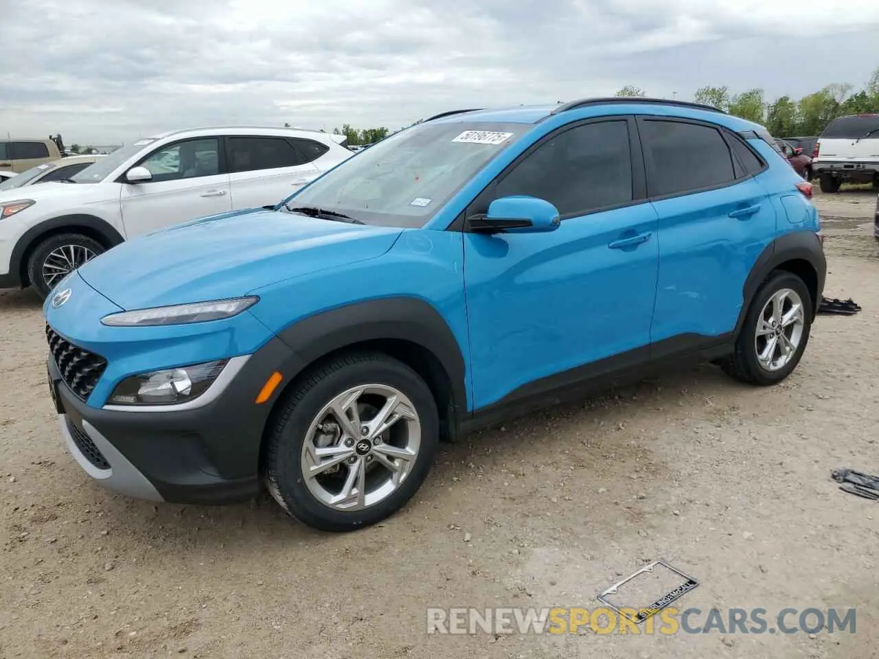 1 Photograph of a damaged car KM8K62AB7NU927088 HYUNDAI KONA 2022