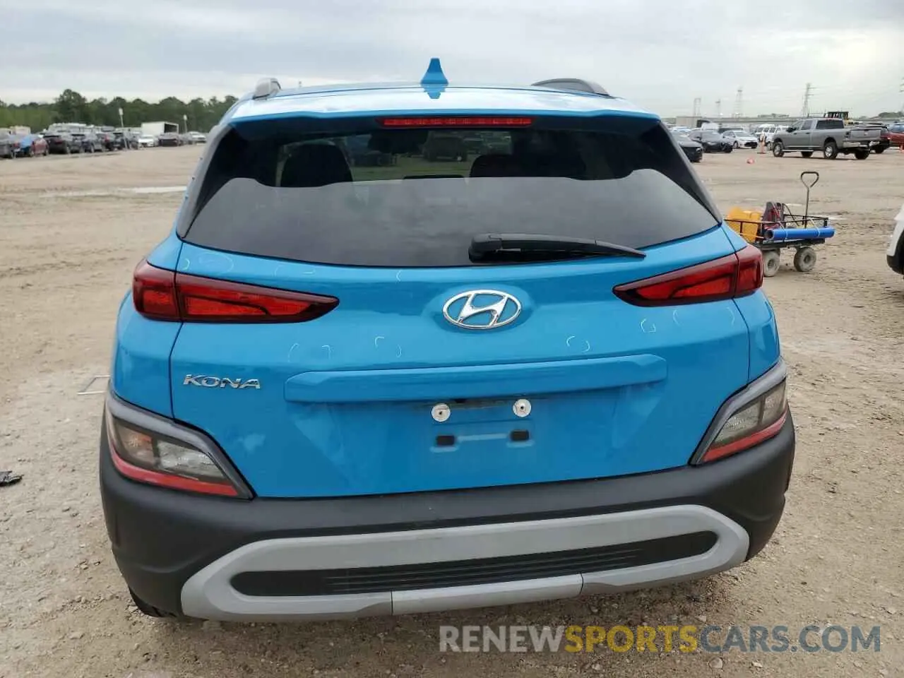 6 Photograph of a damaged car KM8K62AB7NU927088 HYUNDAI KONA 2022