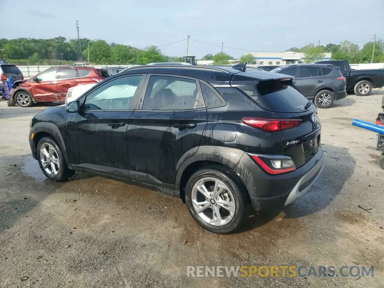 2 Photograph of a damaged car KM8K62AB9NU761589 HYUNDAI KONA 2022