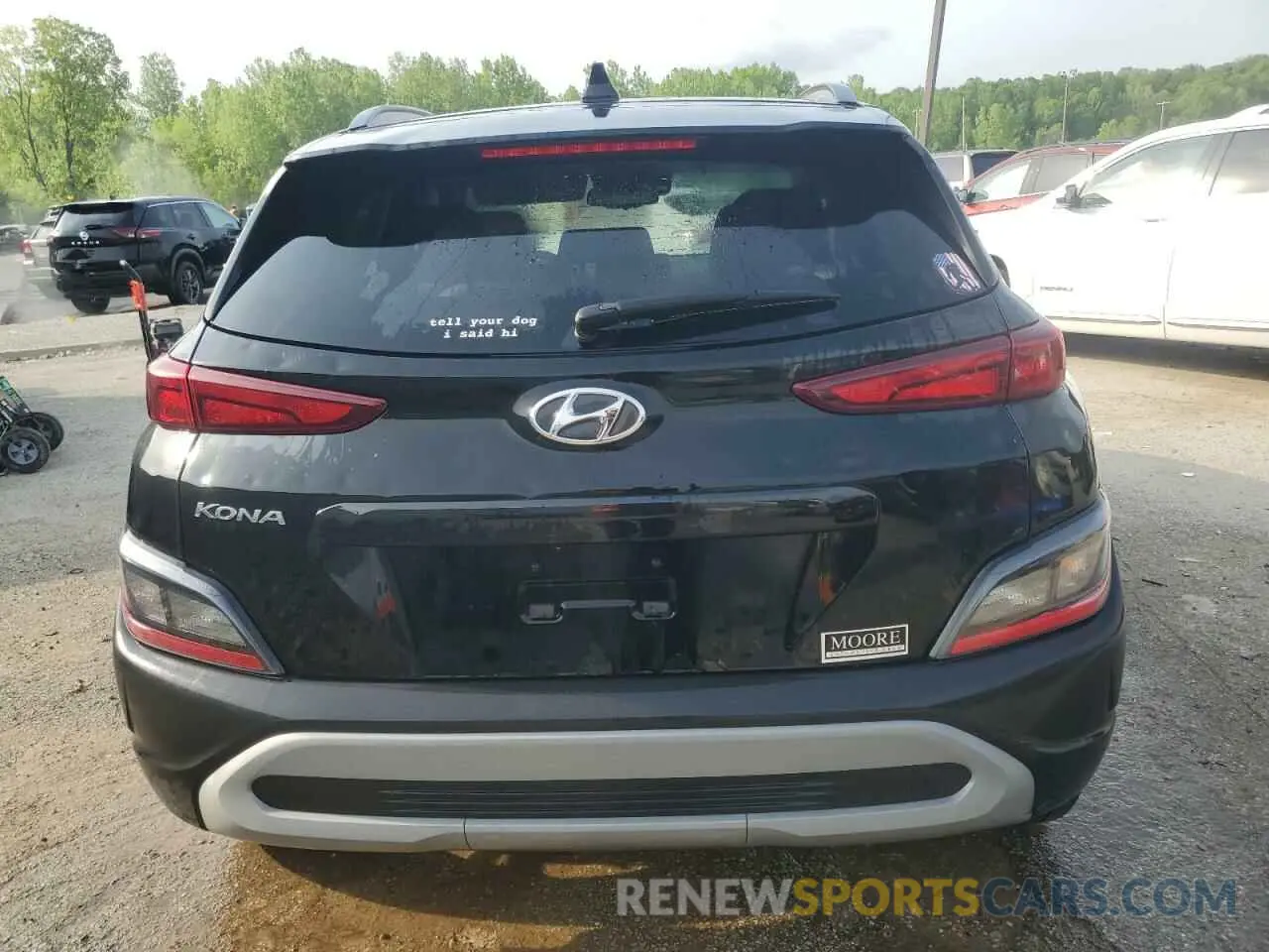 6 Photograph of a damaged car KM8K62AB9NU761589 HYUNDAI KONA 2022
