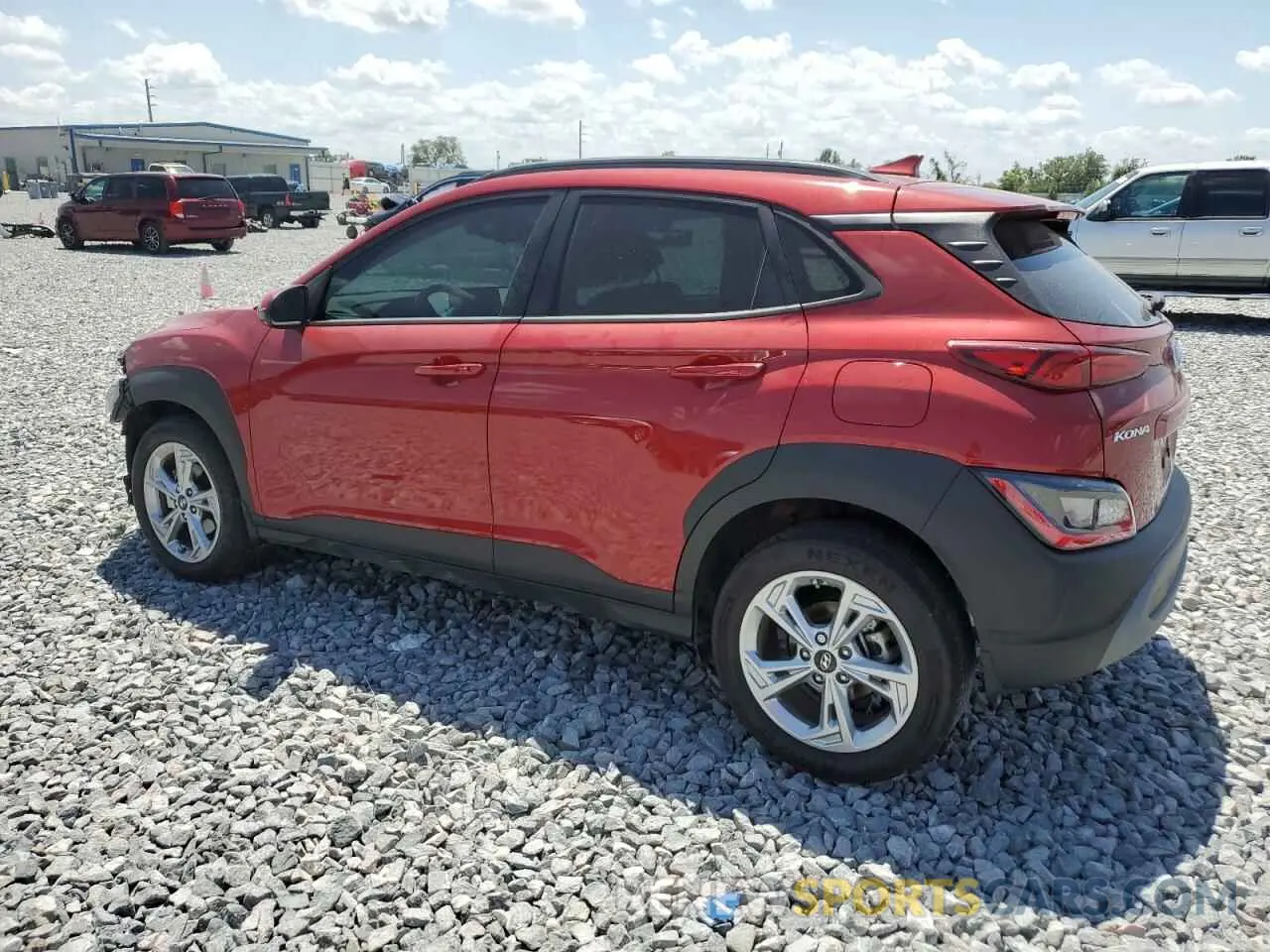 2 Фотография поврежденного автомобиля KM8K62AB9NU829955 HYUNDAI KONA 2022