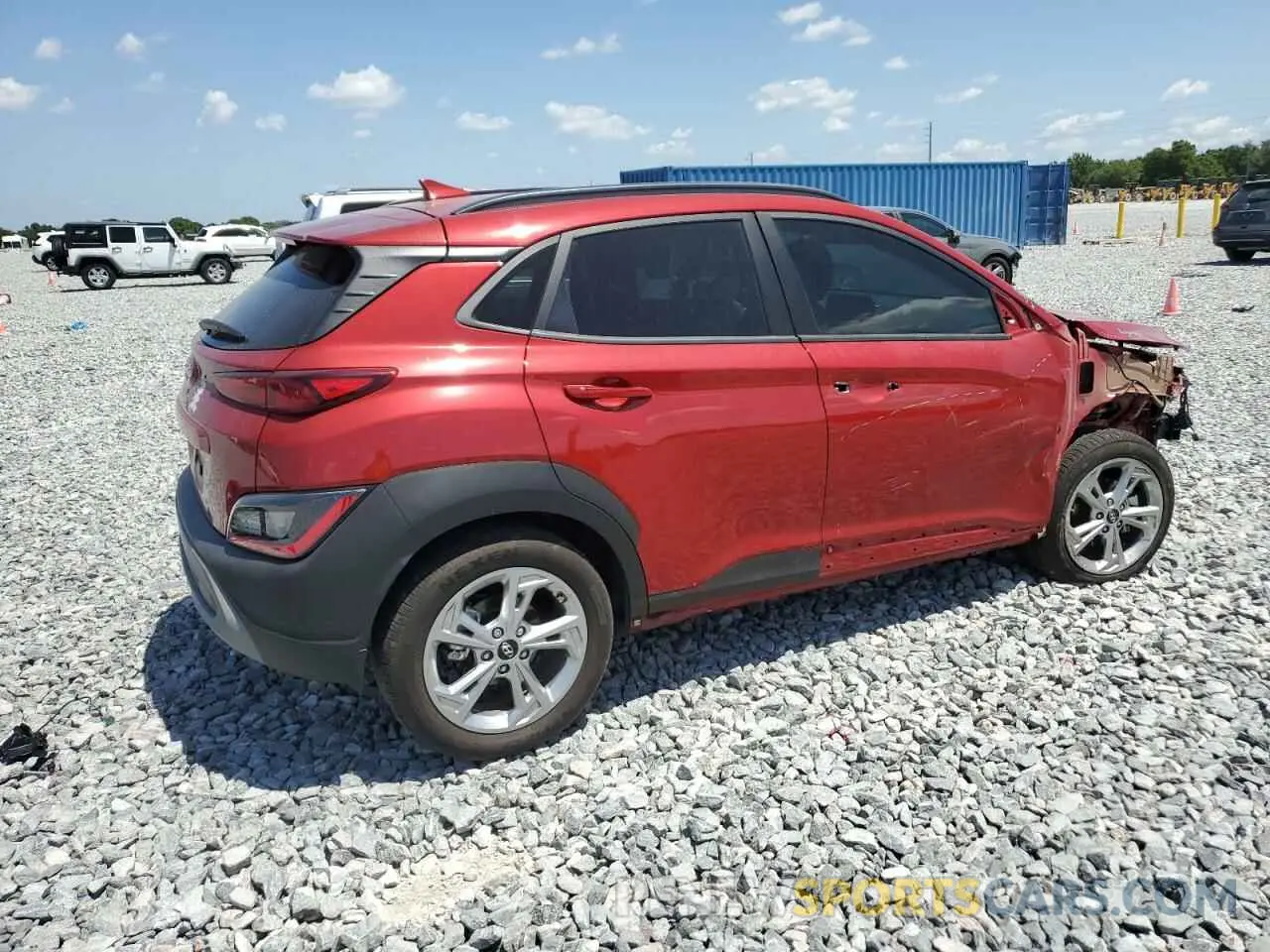 3 Фотография поврежденного автомобиля KM8K62AB9NU829955 HYUNDAI KONA 2022