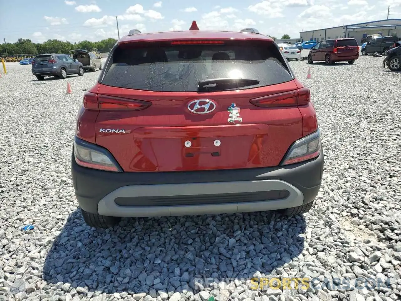 6 Фотография поврежденного автомобиля KM8K62AB9NU829955 HYUNDAI KONA 2022