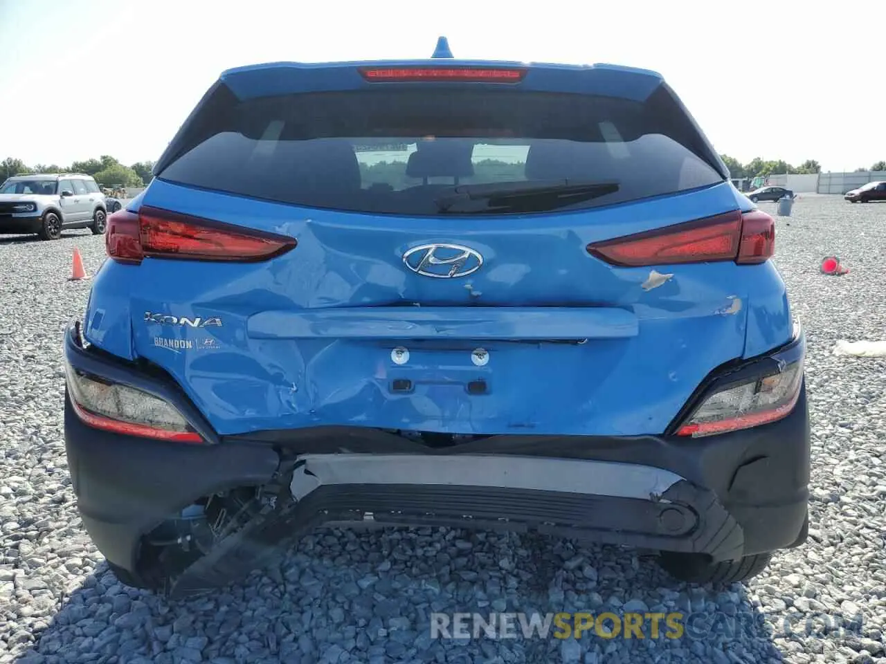 6 Фотография поврежденного автомобиля KM8K62AB9NU864608 HYUNDAI KONA 2022