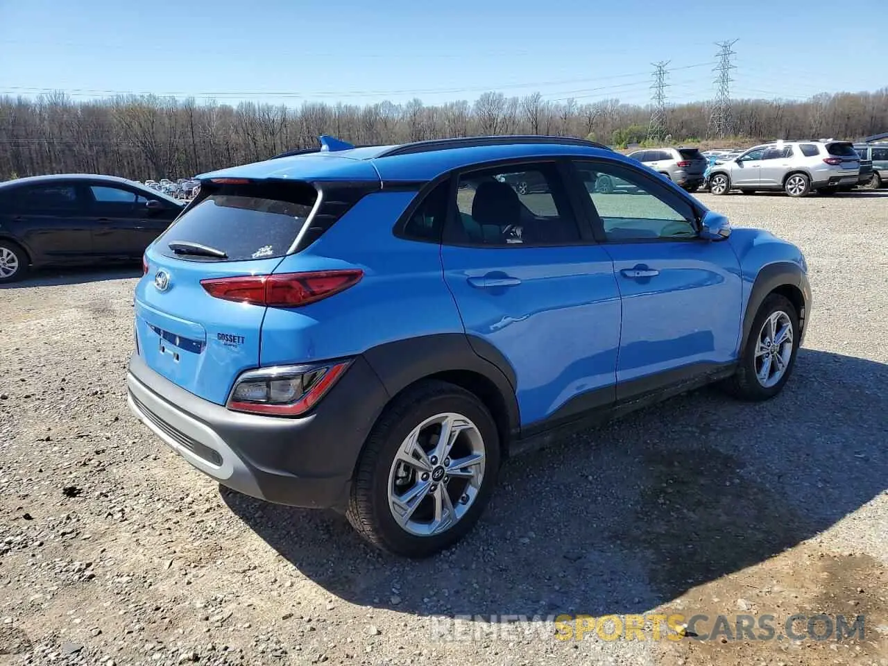 3 Photograph of a damaged car KM8K62AB9NU926167 HYUNDAI KONA 2022