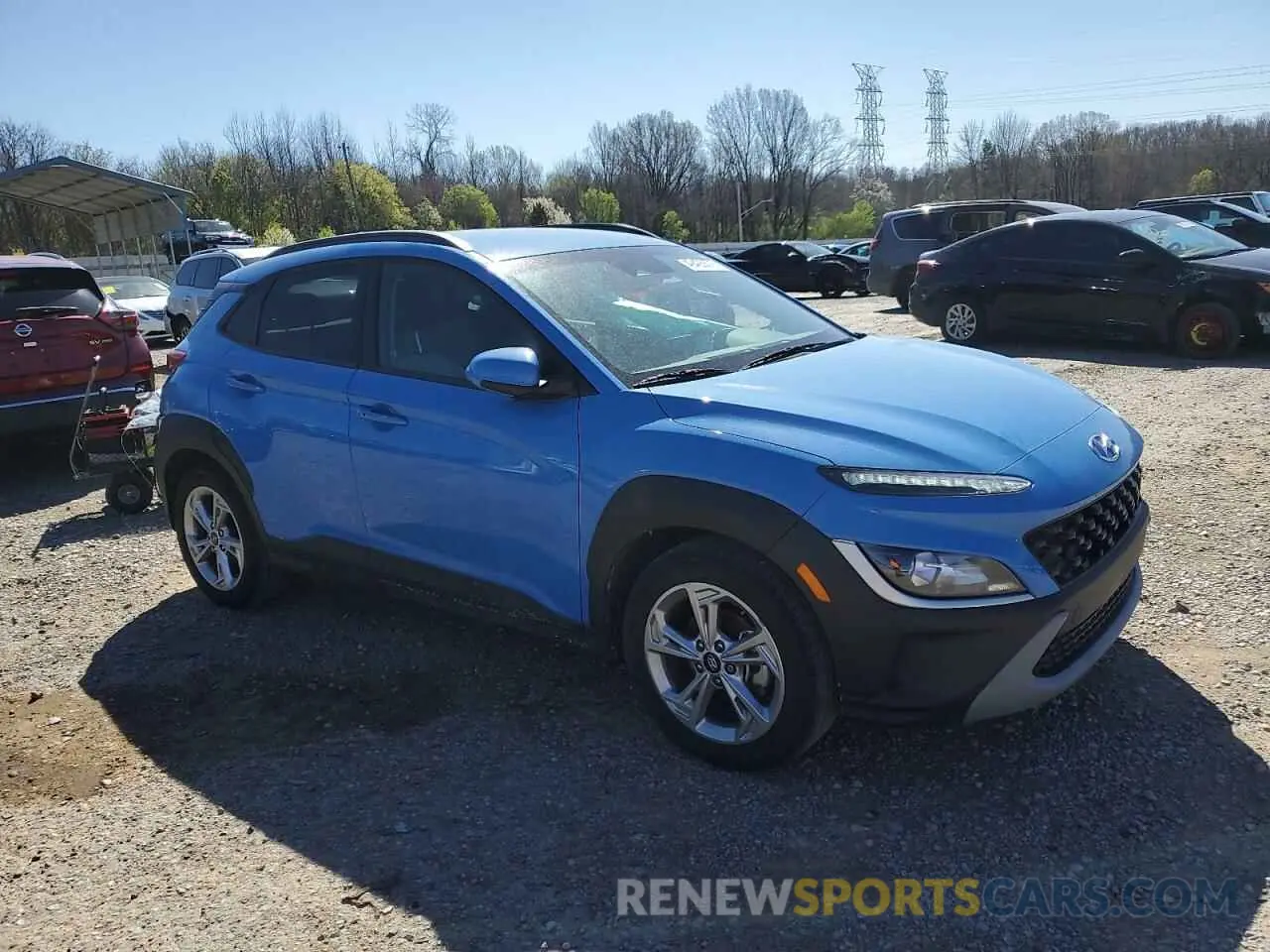 4 Photograph of a damaged car KM8K62AB9NU926167 HYUNDAI KONA 2022