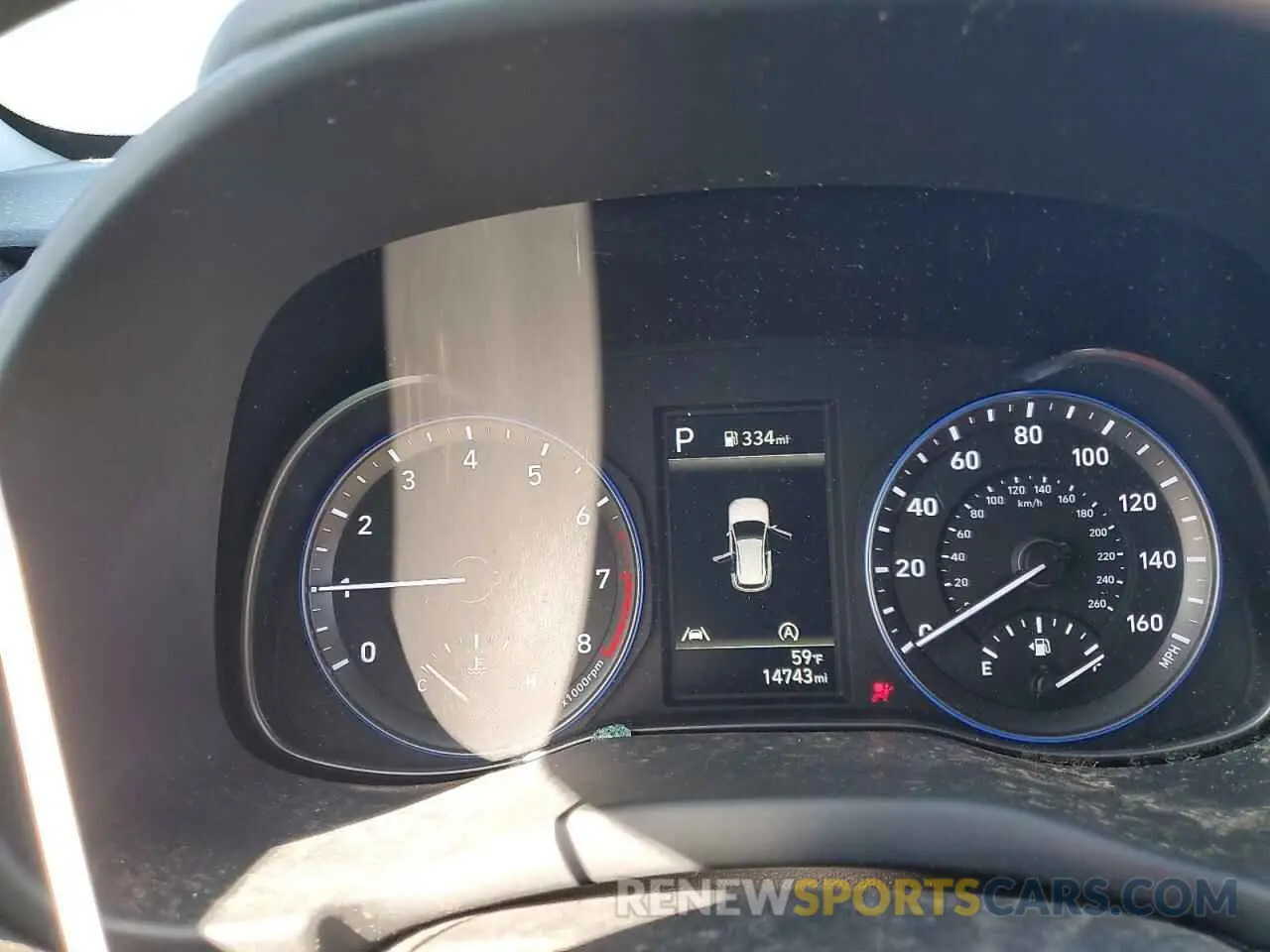 9 Photograph of a damaged car KM8K62AB9NU926167 HYUNDAI KONA 2022
