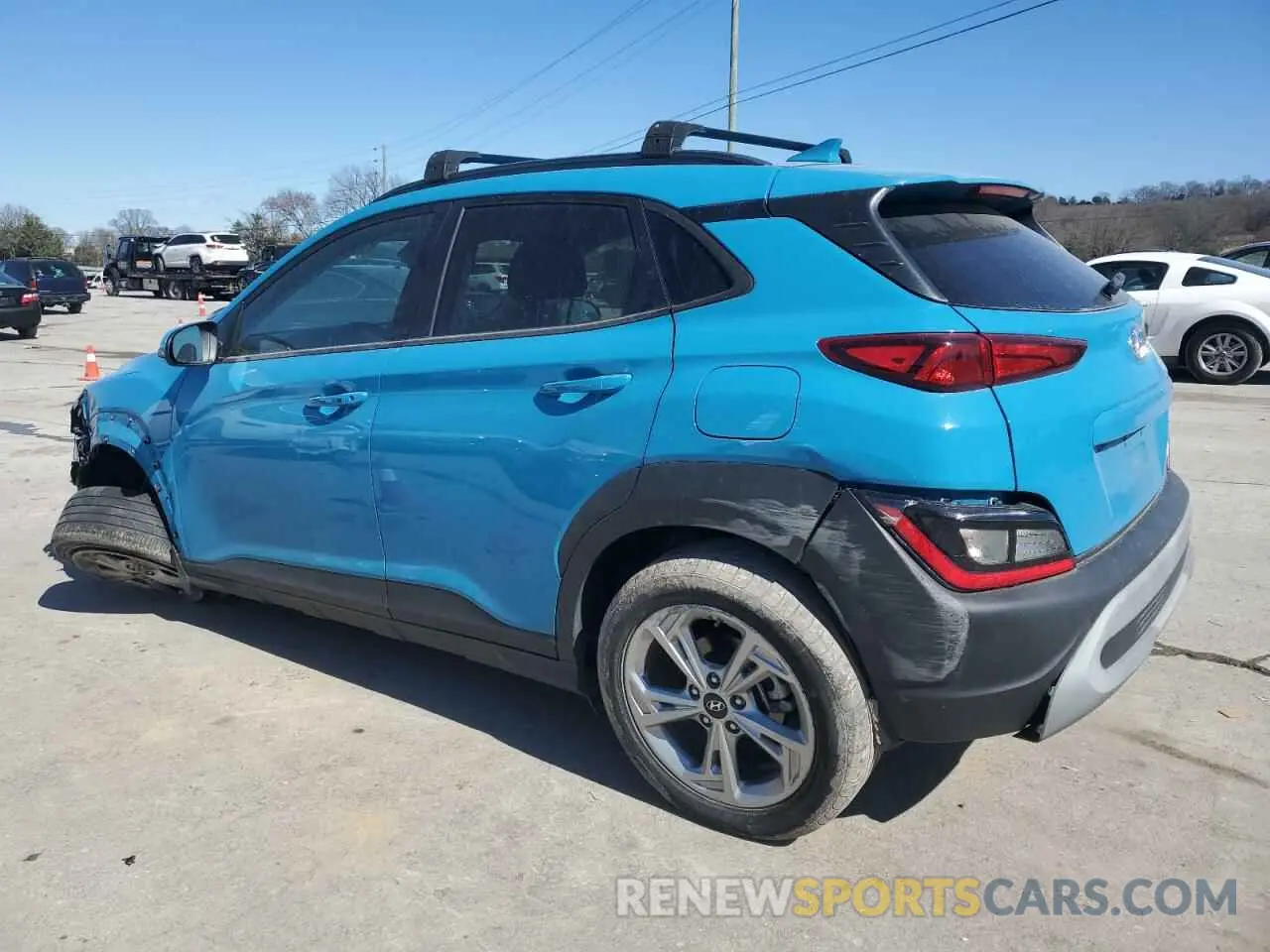 2 Фотография поврежденного автомобиля KM8K62ABXNU871132 HYUNDAI KONA 2022