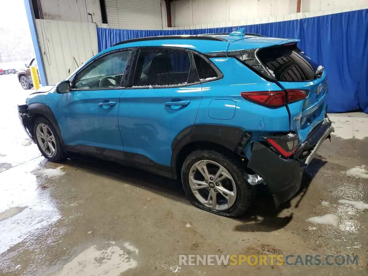 2 Photograph of a damaged car KM8K62ABXNU916683 HYUNDAI KONA 2022