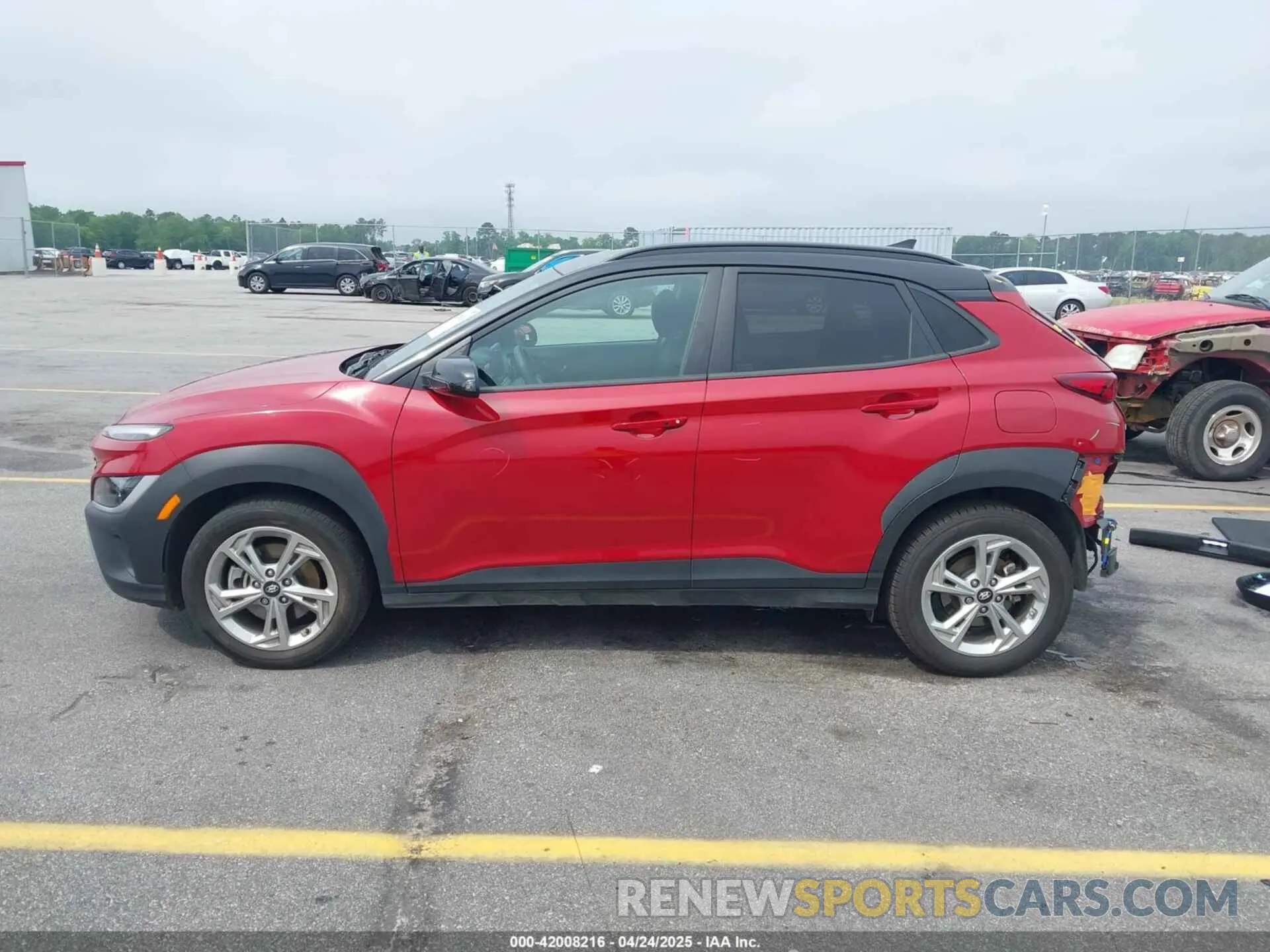 15 Photograph of a damaged car KM8K6CAB0NU761776 HYUNDAI KONA 2022