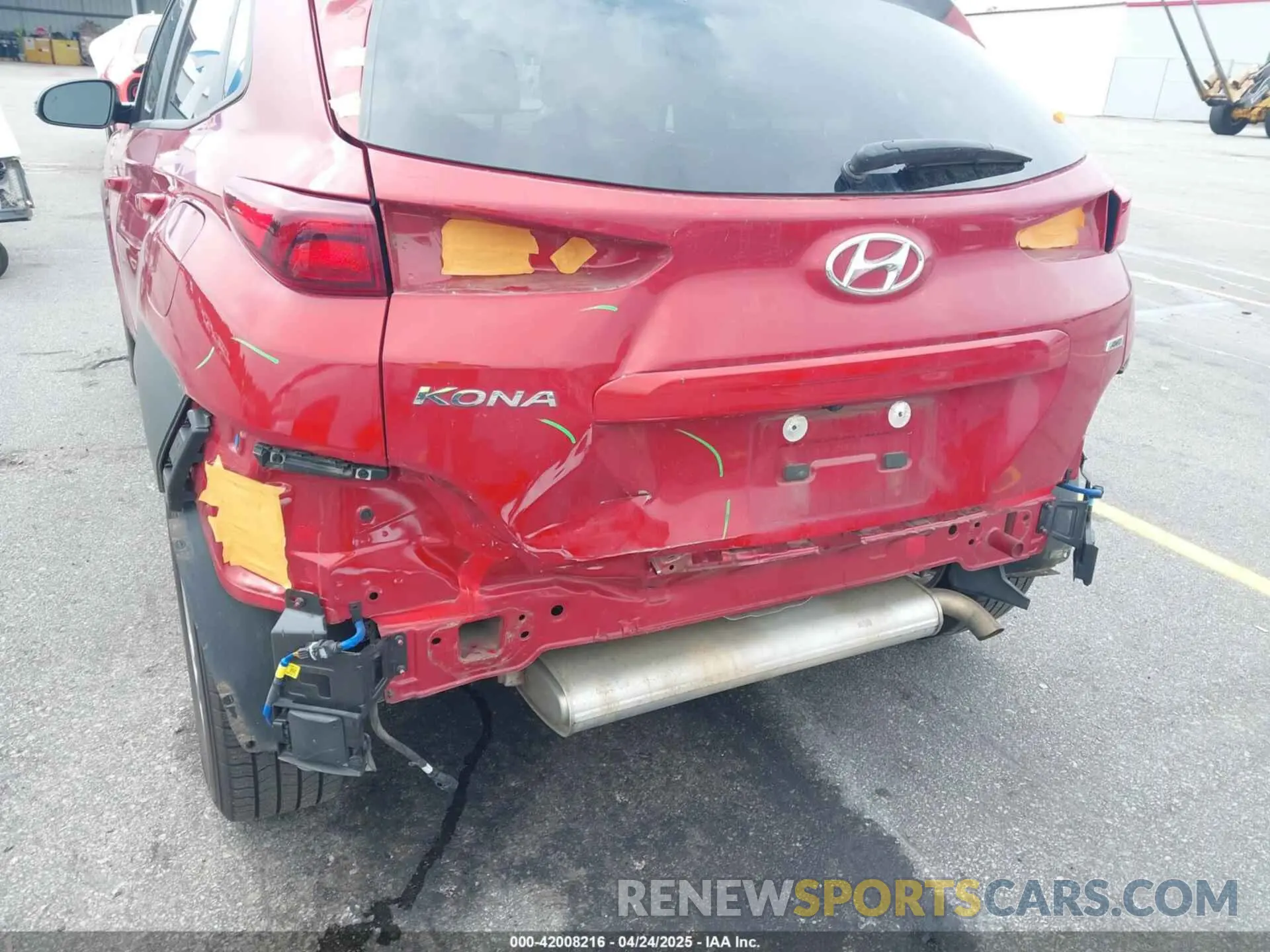 6 Photograph of a damaged car KM8K6CAB0NU761776 HYUNDAI KONA 2022