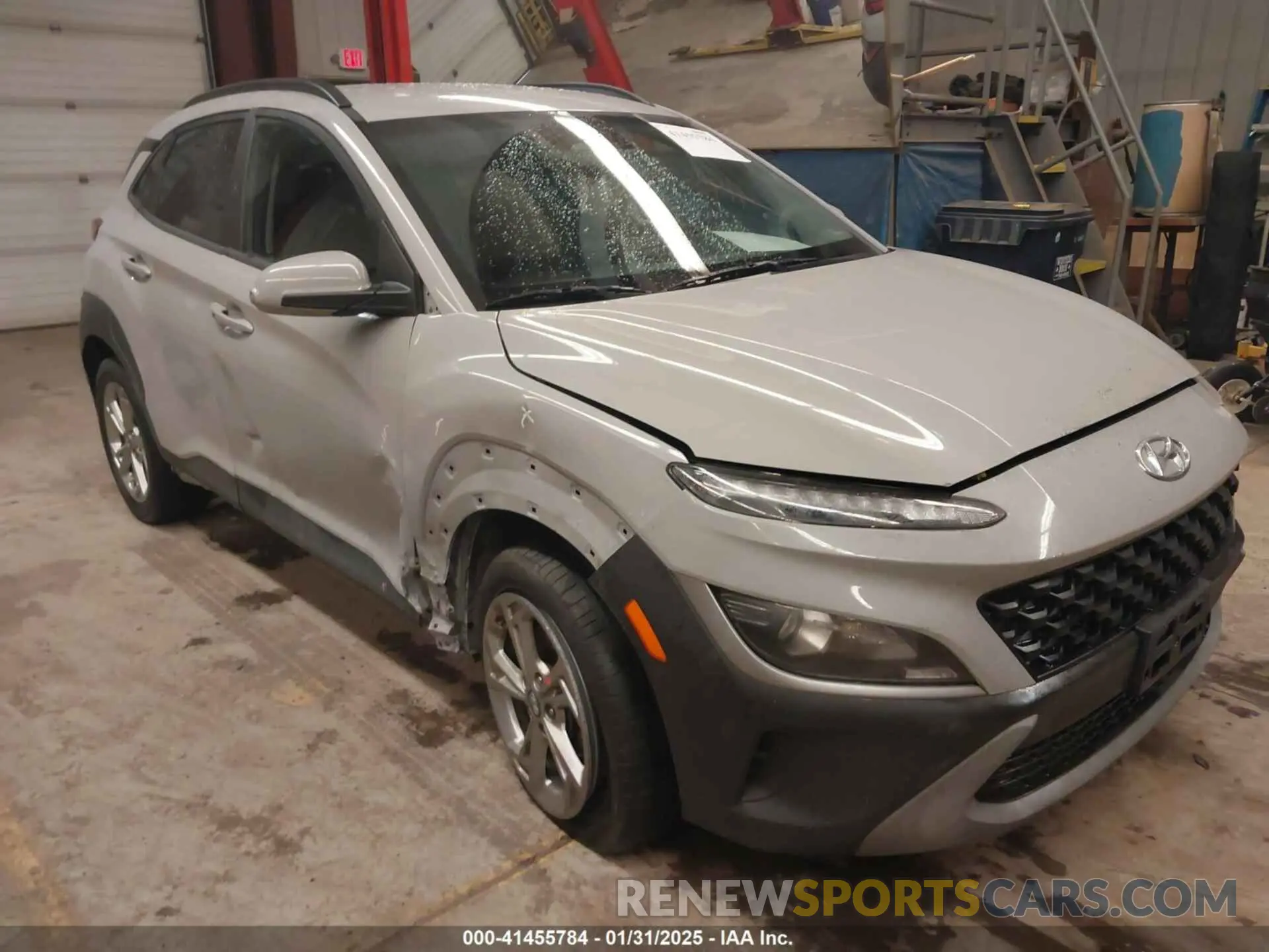 1 Фотография поврежденного автомобиля KM8K6CAB4NU839010 HYUNDAI KONA 2022