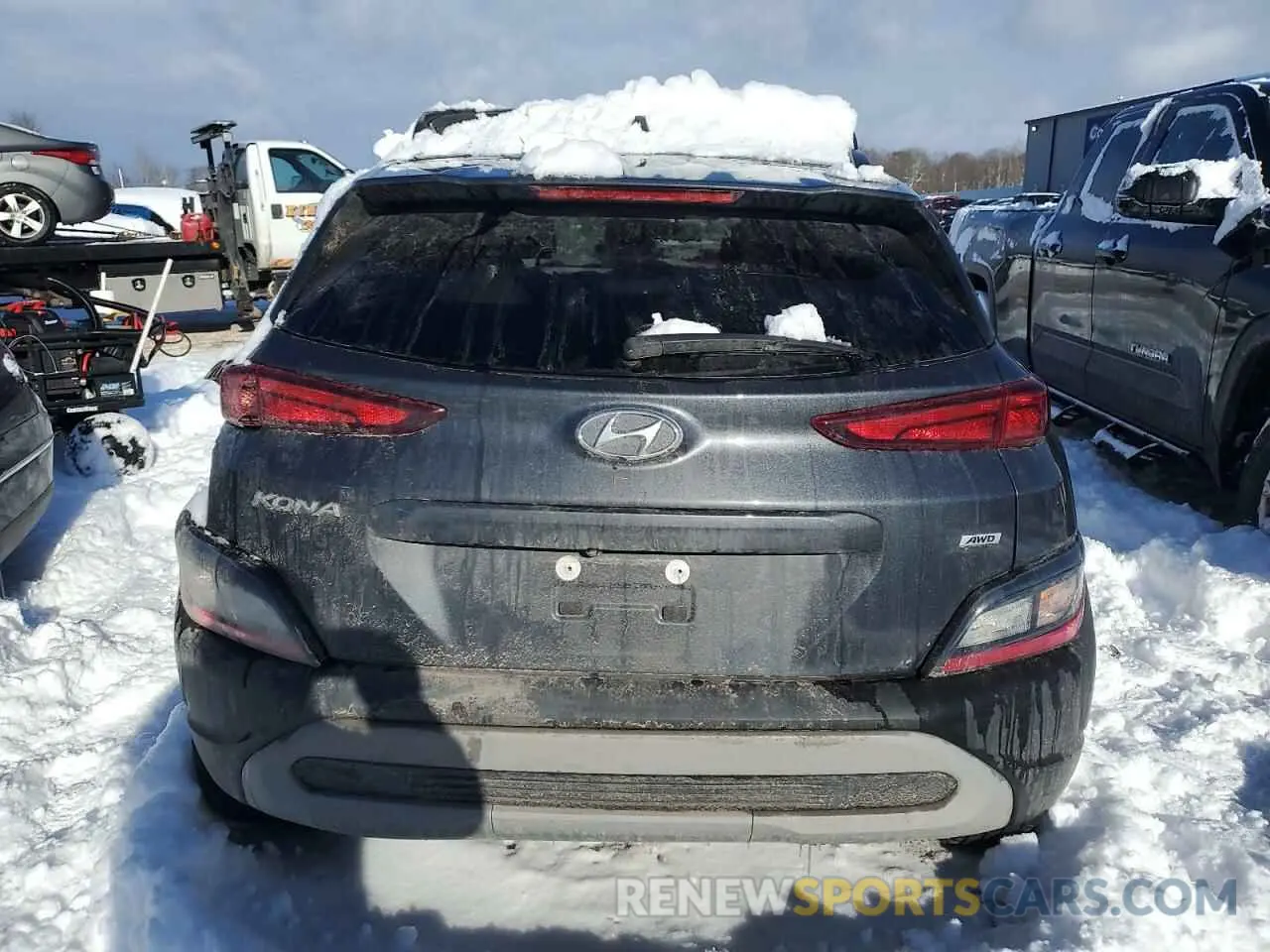 6 Фотография поврежденного автомобиля KM8K6CAB5NU821034 HYUNDAI KONA 2022