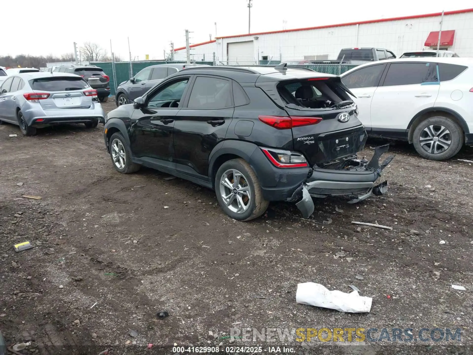 3 Фотография поврежденного автомобиля KM8K6CAB5NU900591 HYUNDAI KONA 2022
