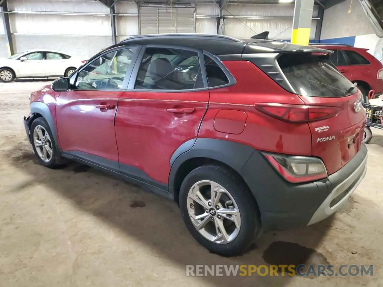 2 Фотография поврежденного автомобиля KM8K6CAB5NU920212 HYUNDAI KONA 2022