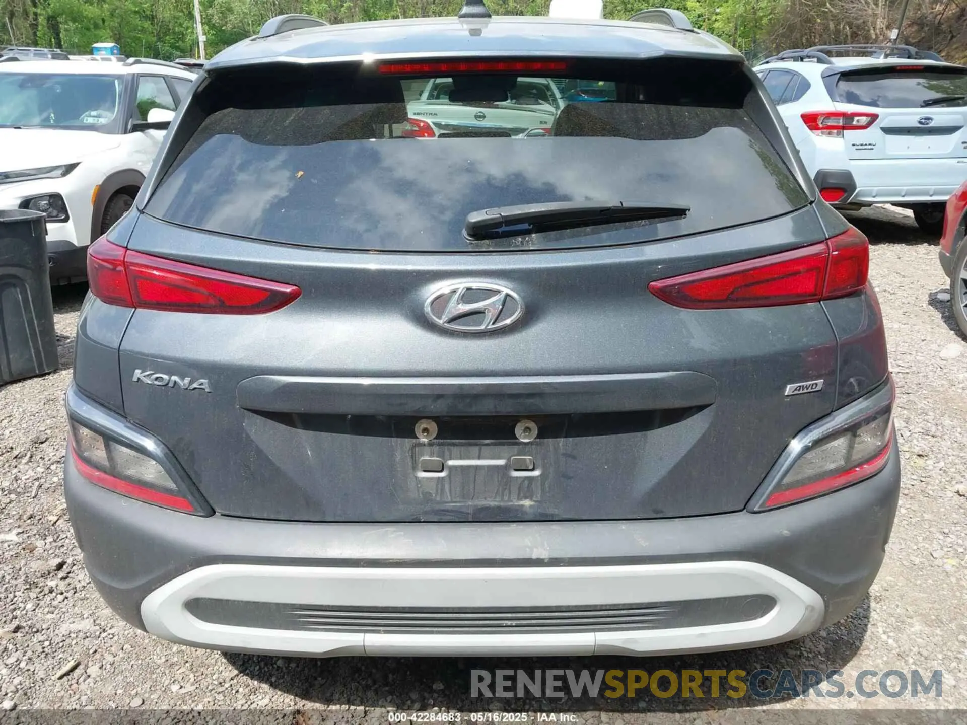 16 Photograph of a damaged car KM8K6CAB7NU825795 HYUNDAI KONA 2022
