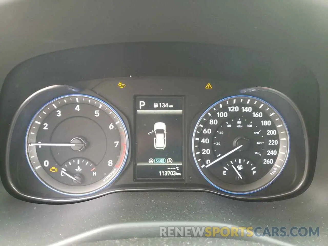 9 Photograph of a damaged car KM8K6CABXNU772610 HYUNDAI KONA 2022