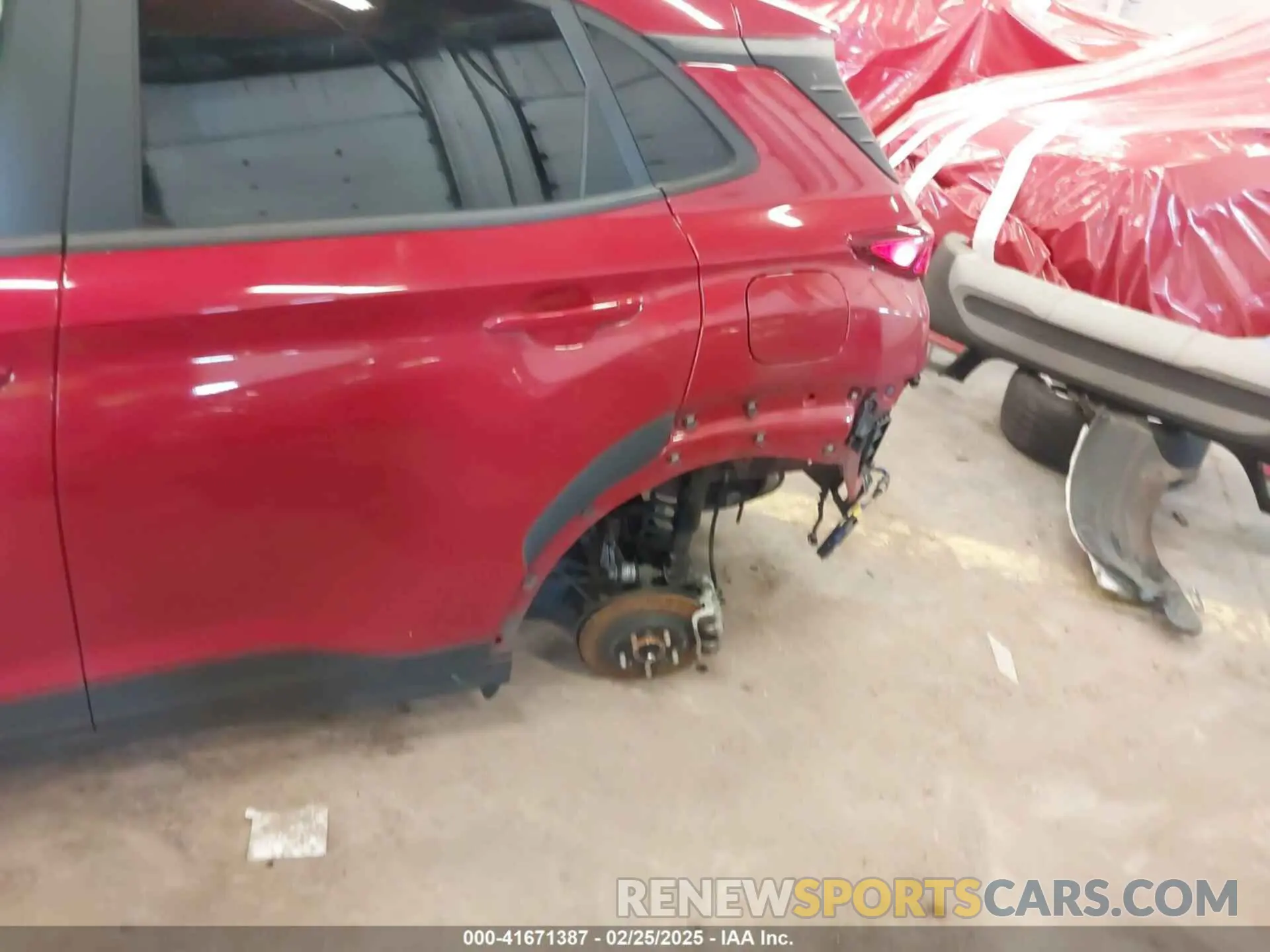 6 Photograph of a damaged car KM8K6CABXNU873386 HYUNDAI KONA 2022