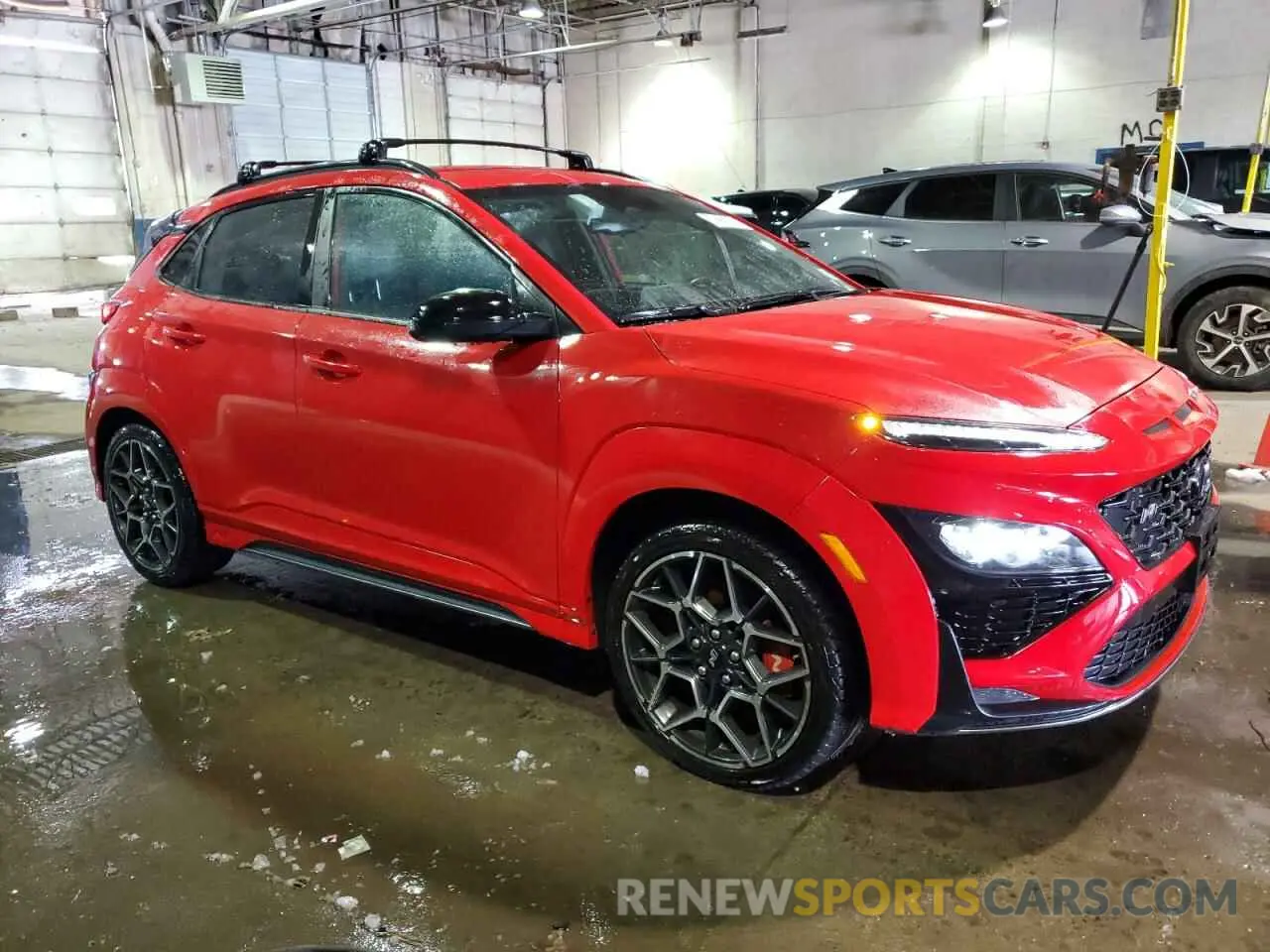 4 Photograph of a damaged car KM8KH3AC0NU003326 HYUNDAI KONA 2022