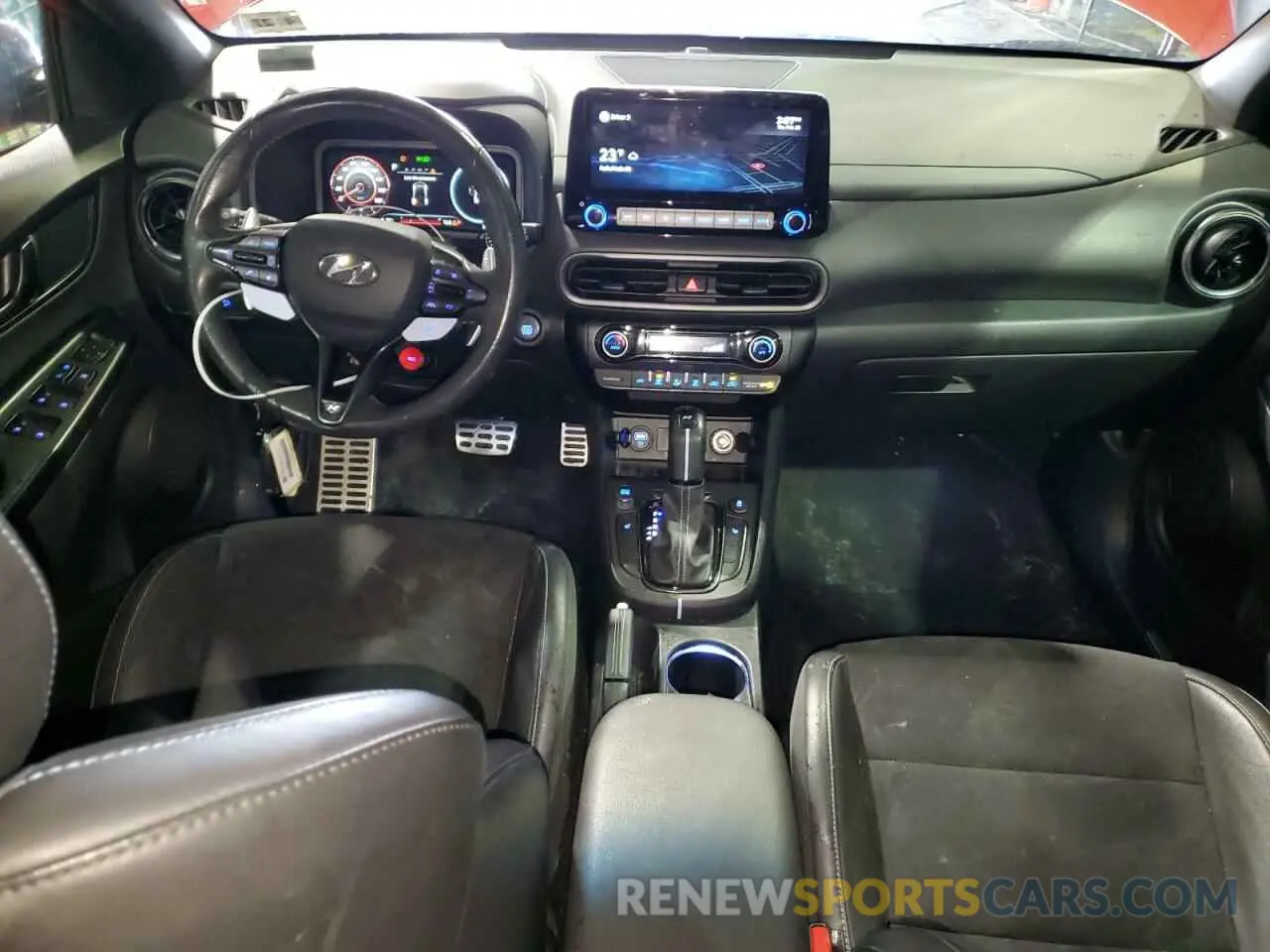 8 Photograph of a damaged car KM8KH3AC0NU003326 HYUNDAI KONA 2022