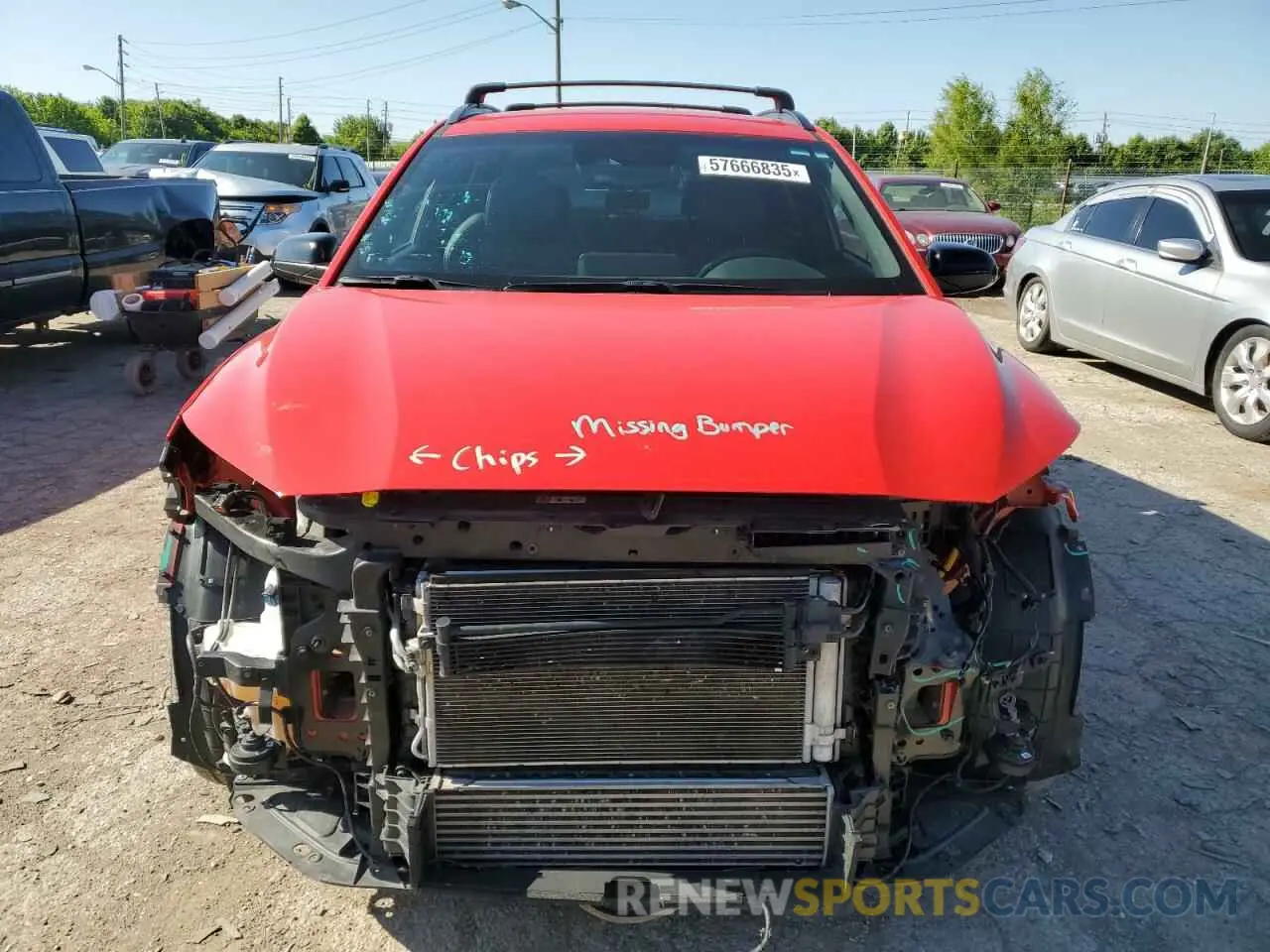 5 Photograph of a damaged car KM8KH3AC5NU002298 HYUNDAI KONA 2022