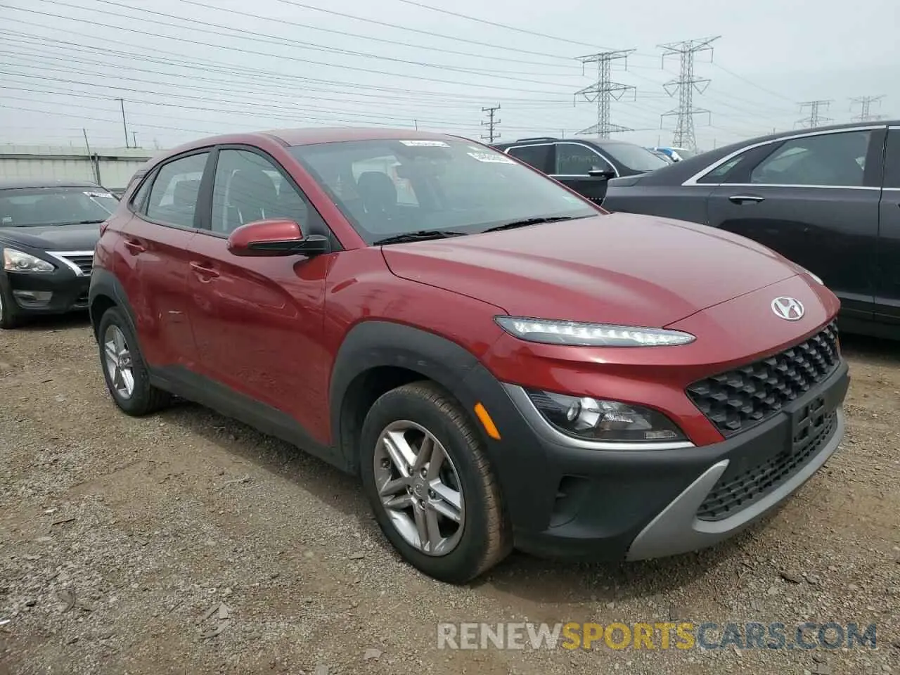 4 Photograph of a damaged car KM8K22AB0PU038423 HYUNDAI KONA 2023