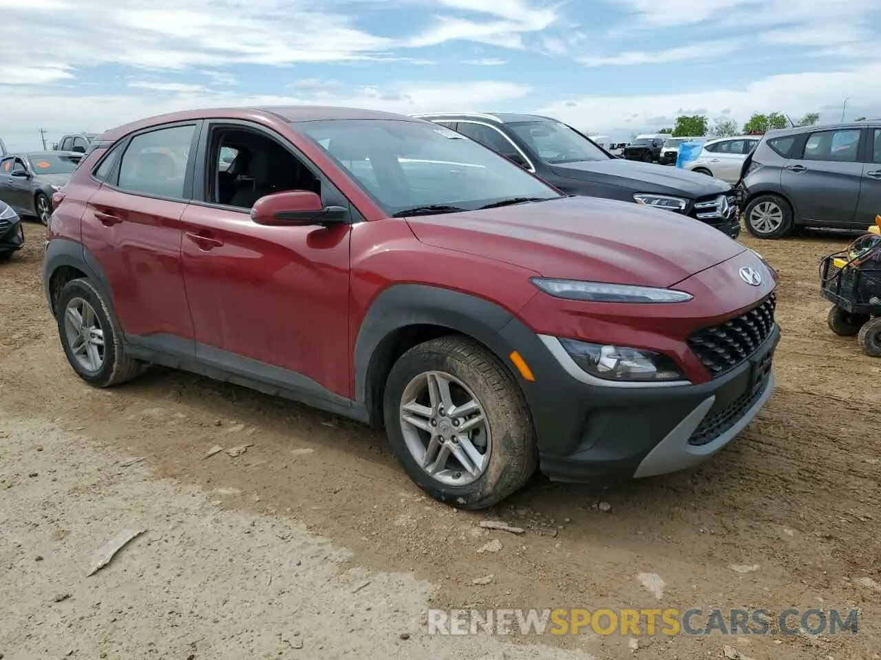 4 Photograph of a damaged car KM8K22AB7PU025782 HYUNDAI KONA 2023
