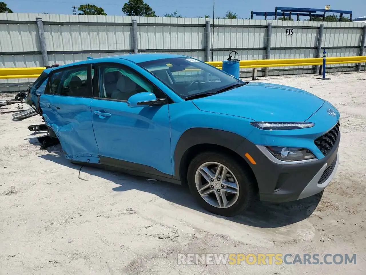 4 Photograph of a damaged car KM8K22AB8PU955903 HYUNDAI KONA 2023